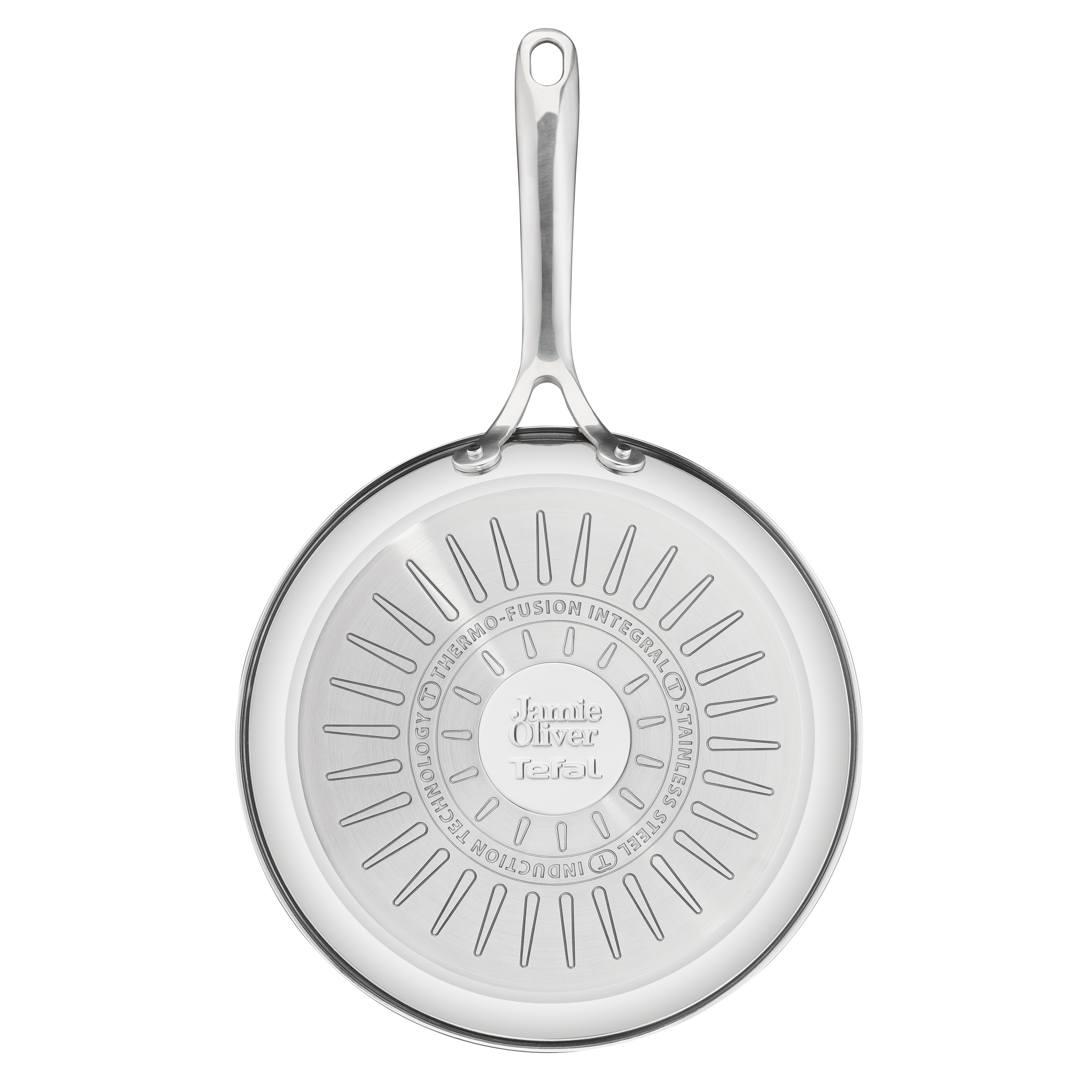 Jamie Oliver by Tefal Cook Smart Pfanne aus unversiegeltem Edelstahl 24cm E31104