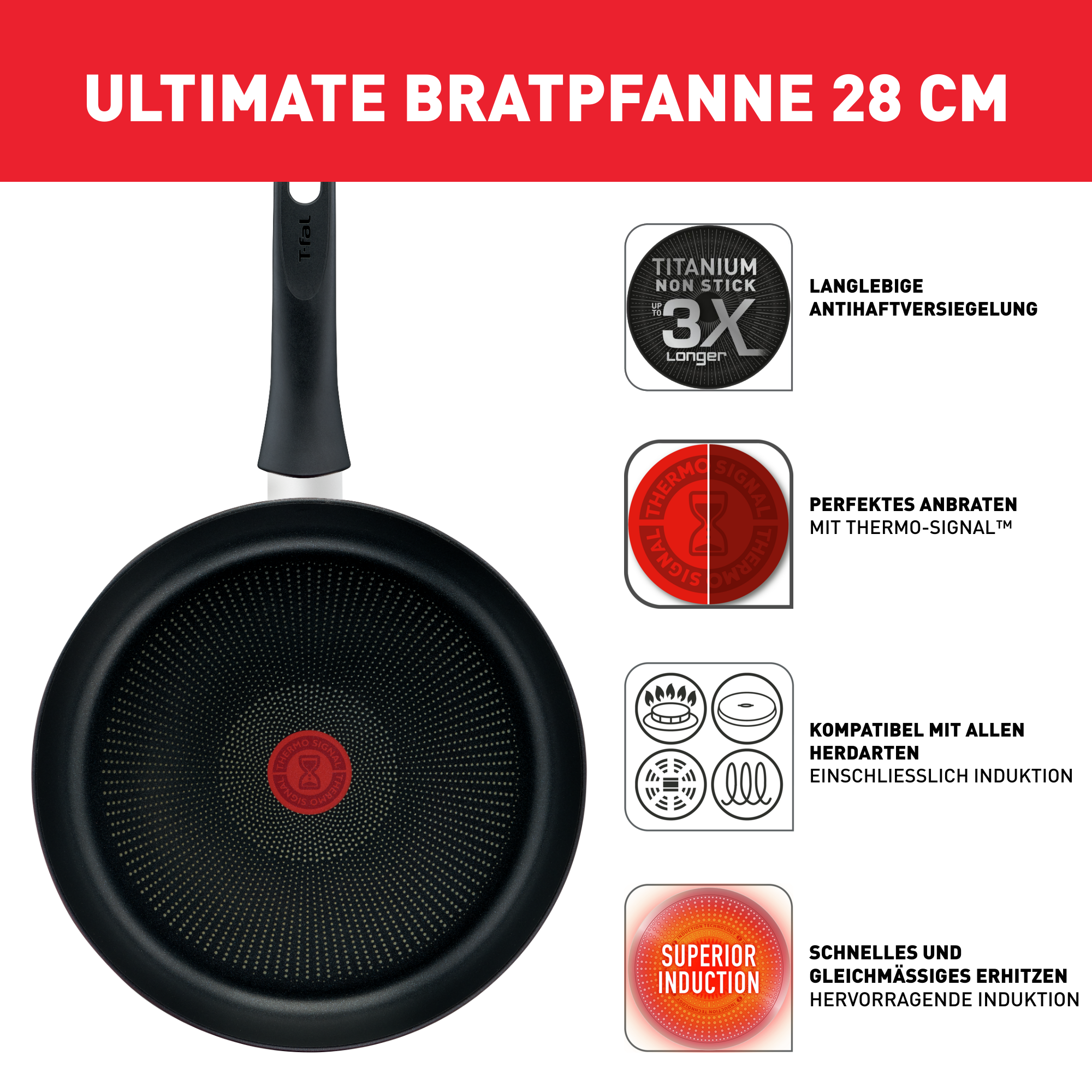 Ultimate On 2-teiliges Bratpfannenset 20/26 cm G26090