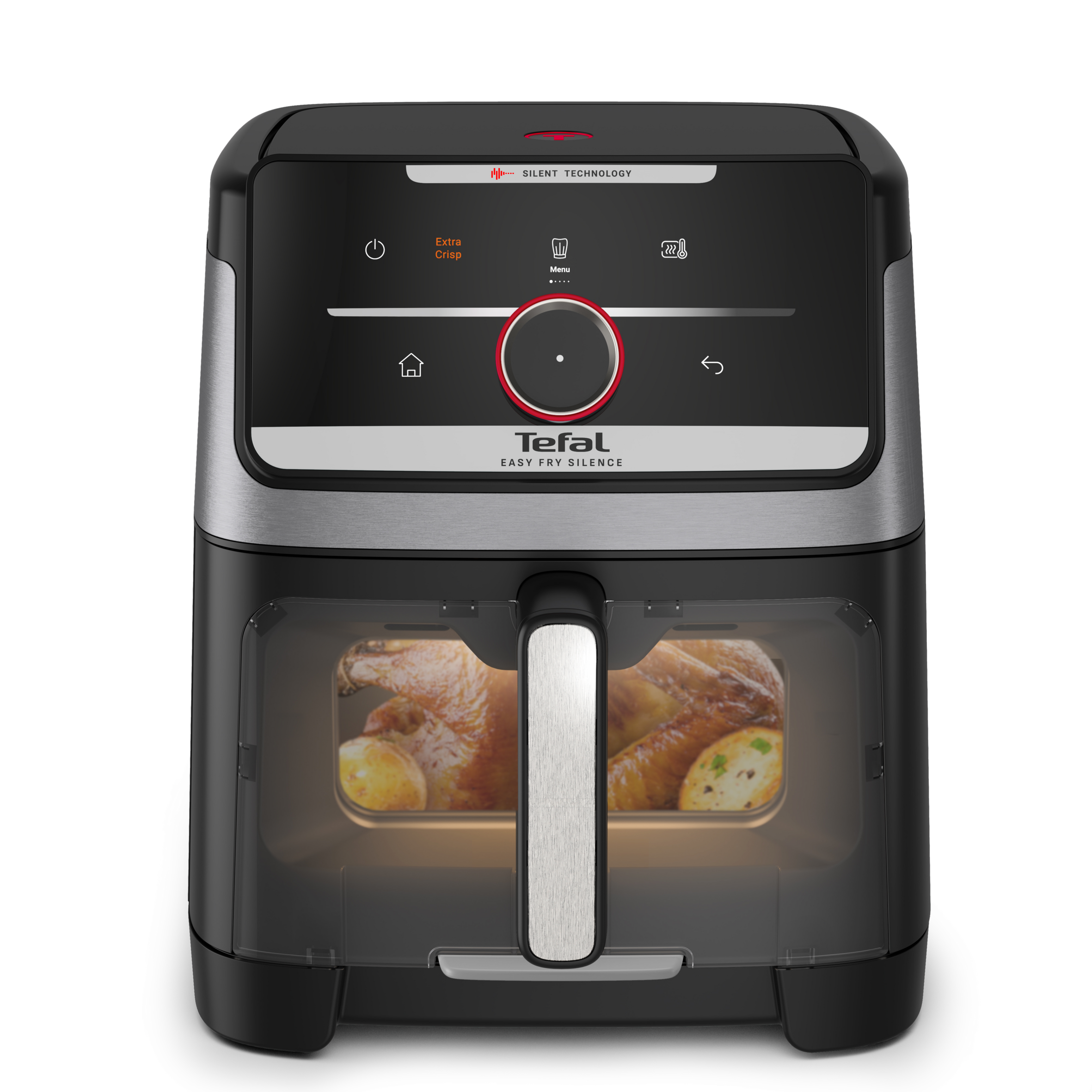 Easy Fry Silence 7L, intelligente und leise Heißluftfritteuse mit abnehmbarer Front, EY876D