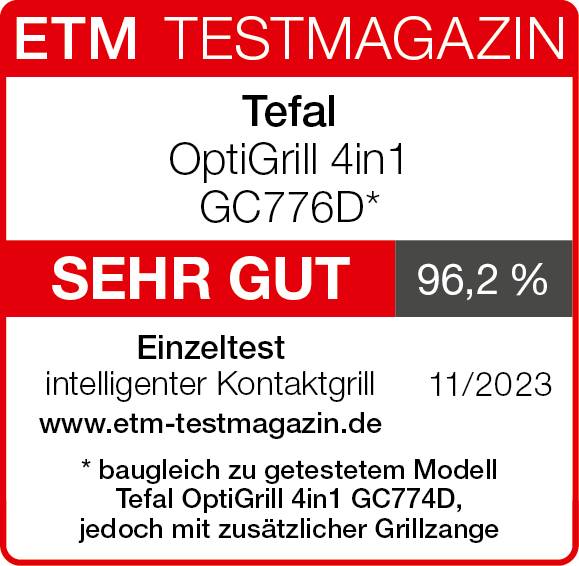 OptiGrill 4in1 inkl. Grillzange GC776D