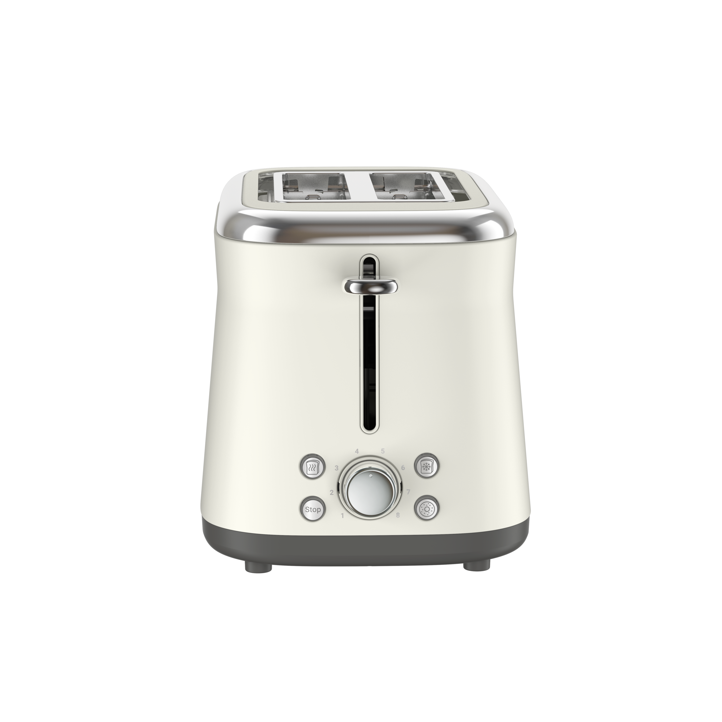 Collection, Doppelschlitztoaster, Retro-Edelstahl, 8 Bräunungsstufen