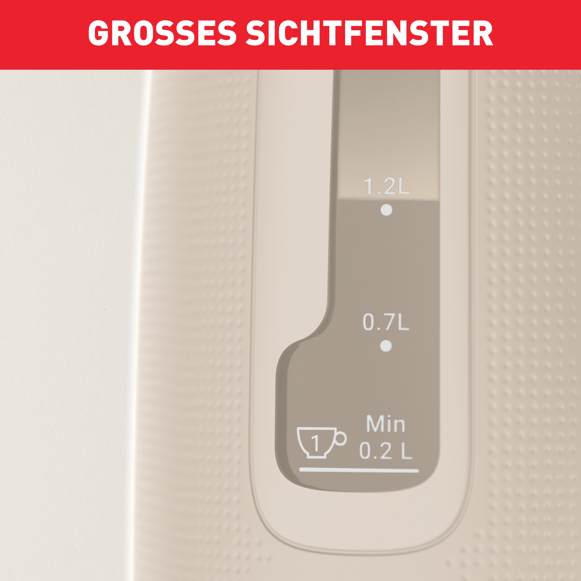 Morning Wasserkocher 1,7 L Fair Grey KO2M0B