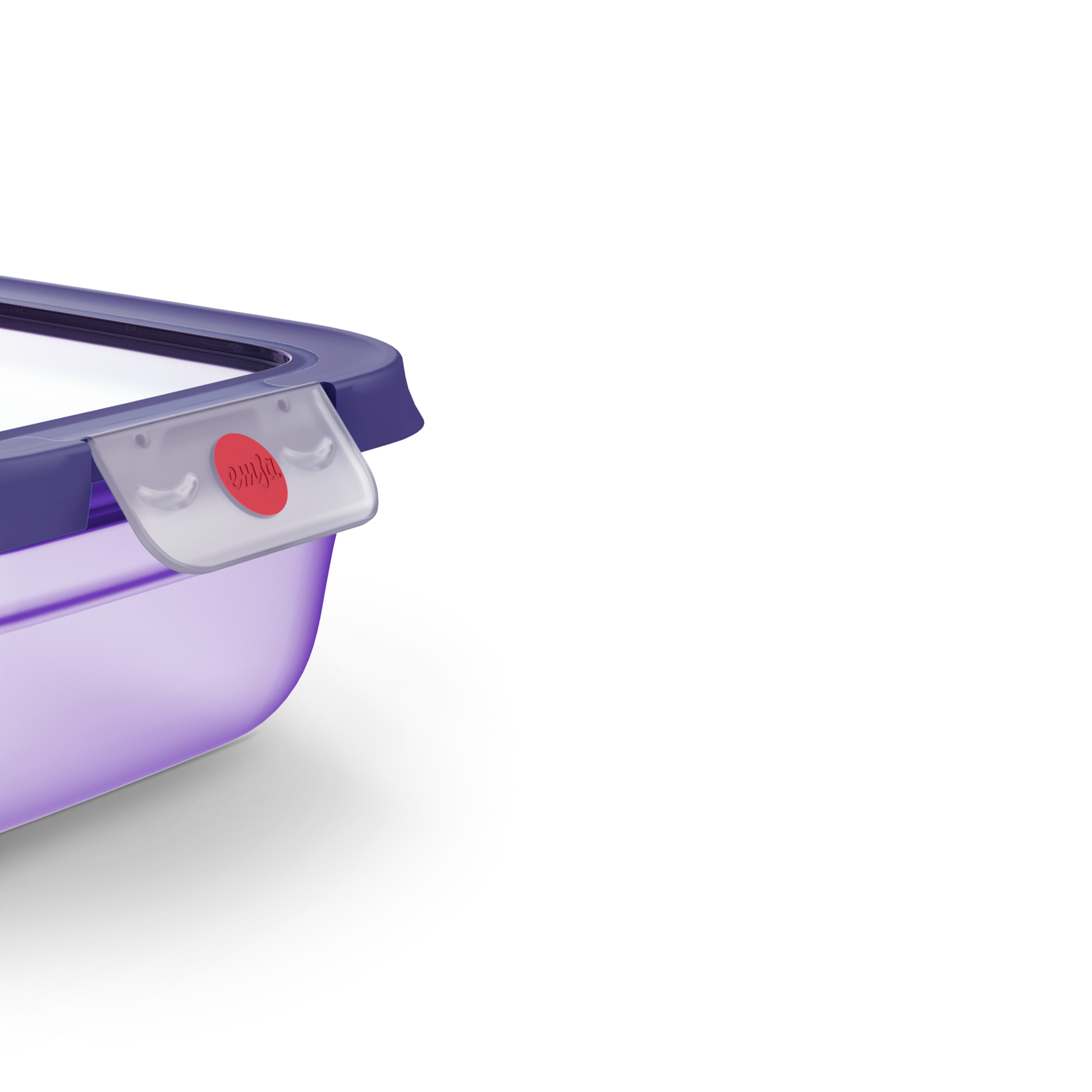 oneClick Frischhaltedosen 3-teiliges Space Saving Set (0,5 / 1,2 / 2,3 L) N12304