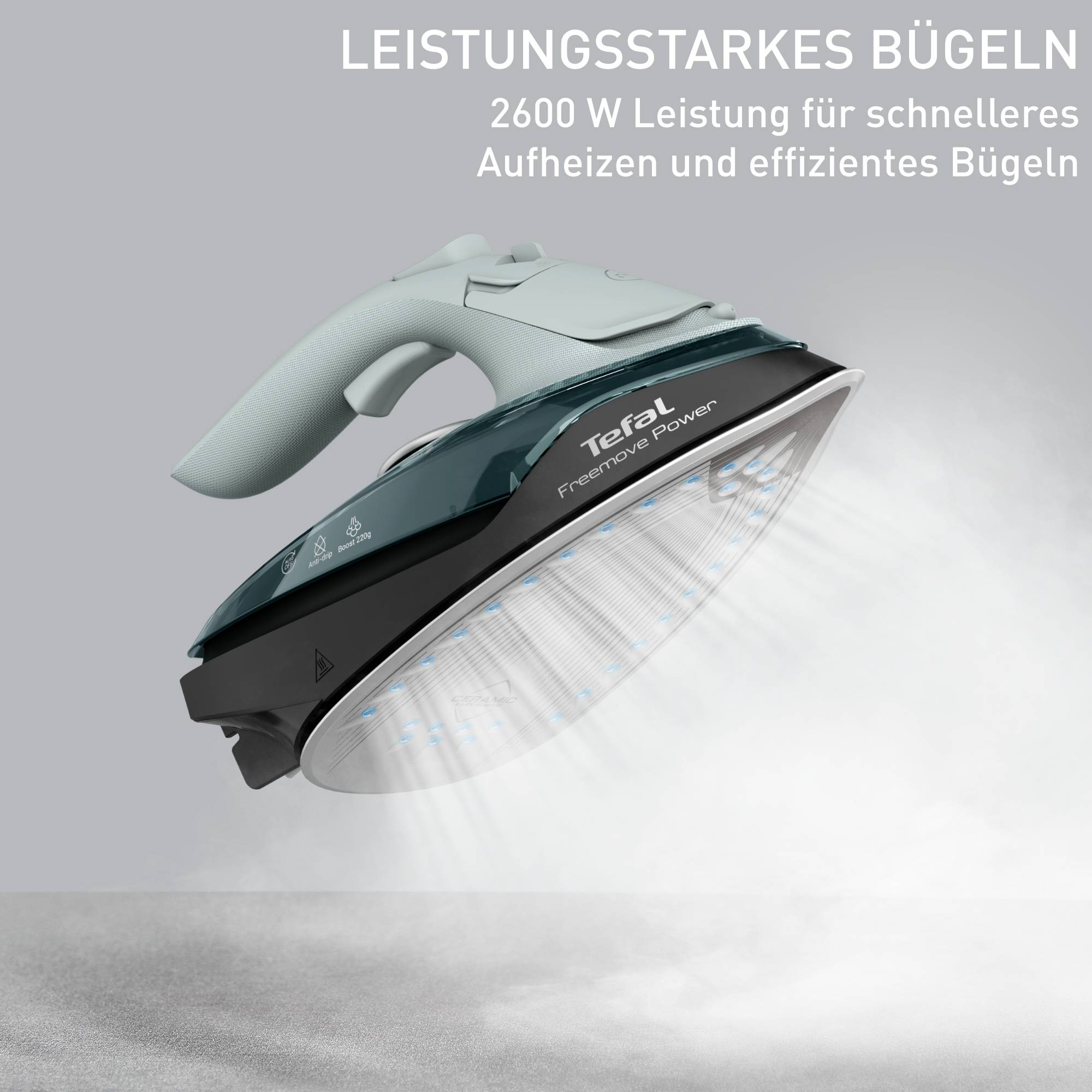Freemove Power Kabelloses Dampfbügeleisen FV6670