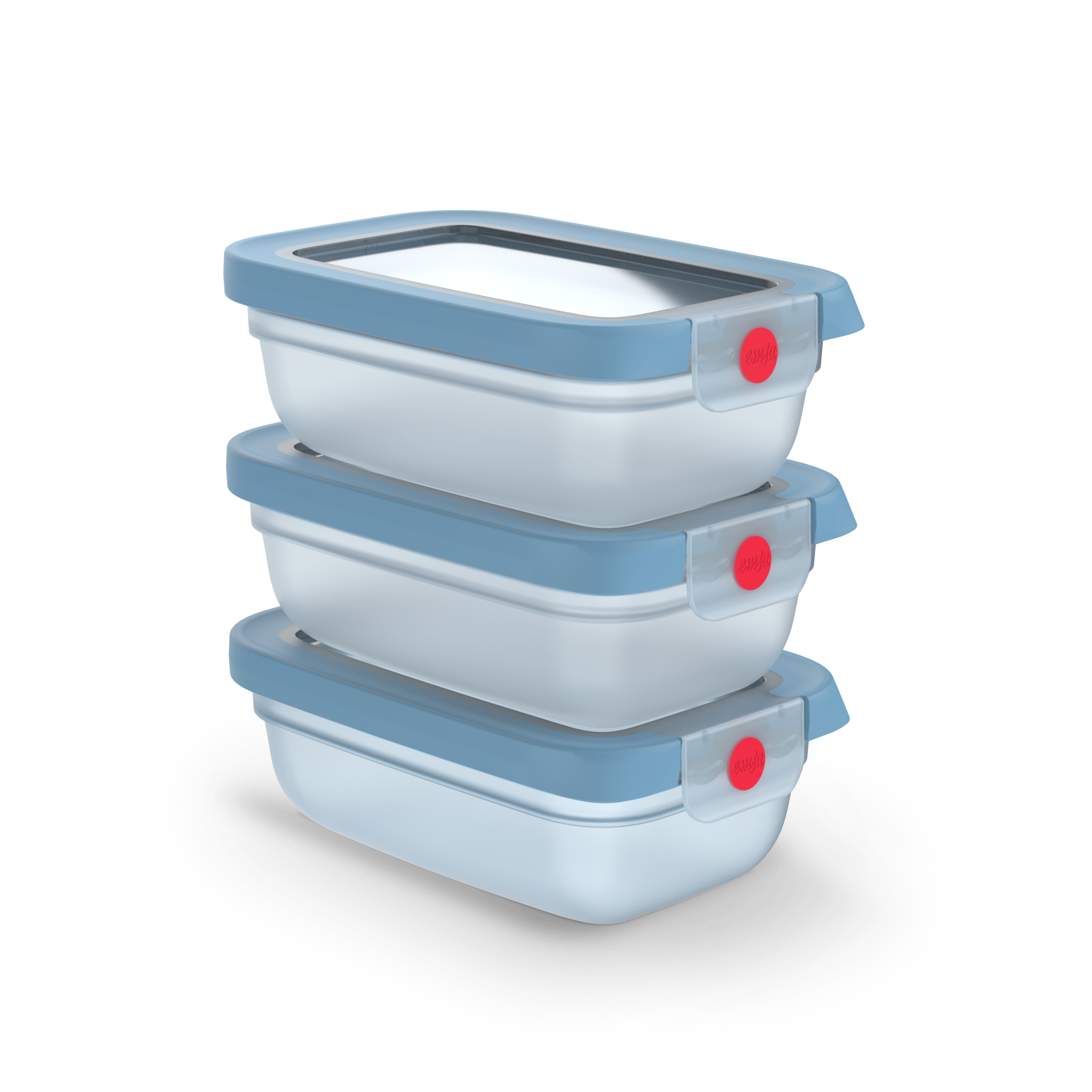 oneClick Frischhaltedosen 3-teiliges Set (3x 0,5 L) N12305