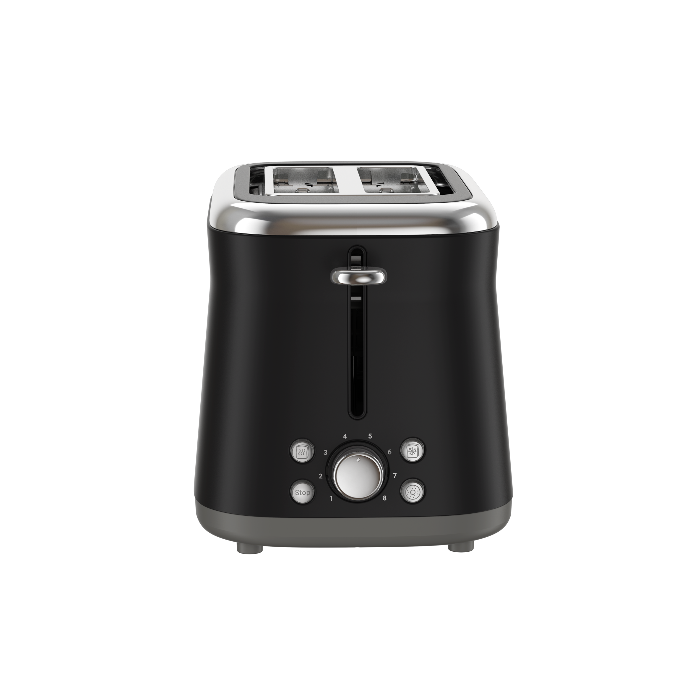 Collection, Doppelschlitztoaster, Retro-Edelstahl, 8 Bräunungsstufen