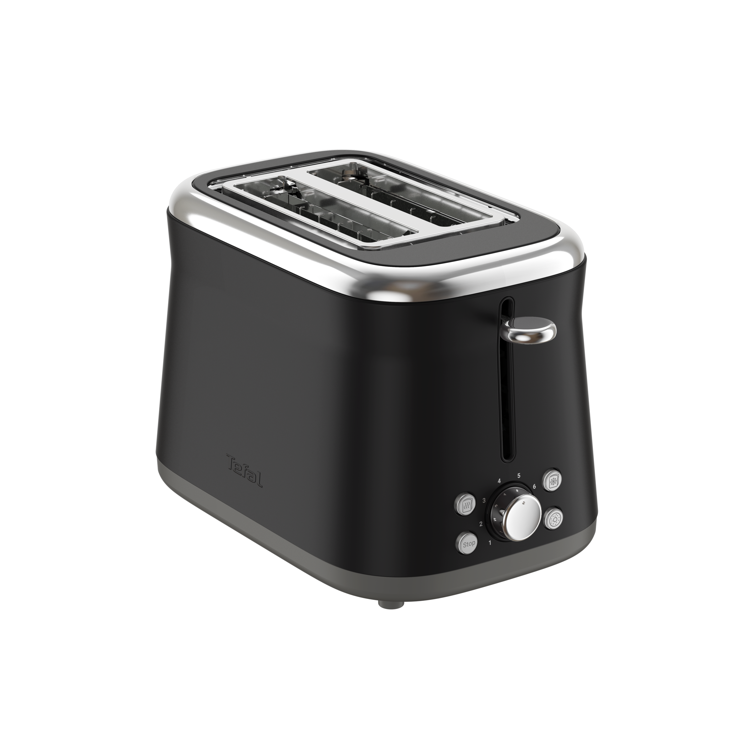 Collection, Doppelschlitztoaster, Retro-Edelstahl, 8 Bräunungsstufen