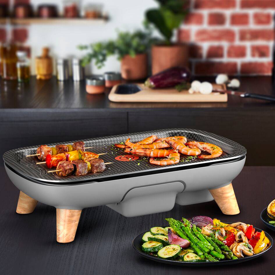 Plancha Des Saveurs Gourmet Elektrogrill CB658P 