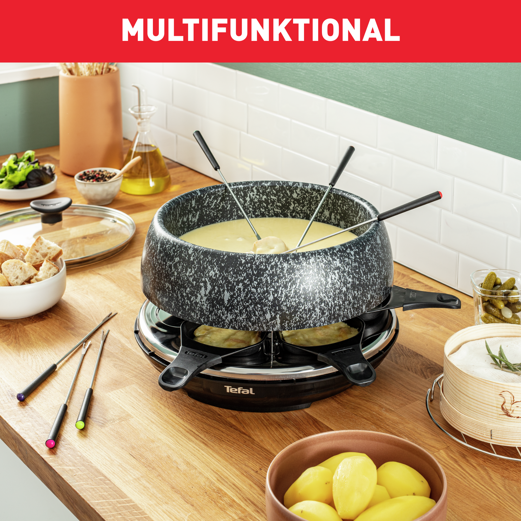 Cheese'N'Co Raclette-Grill & Fondue RE12C8