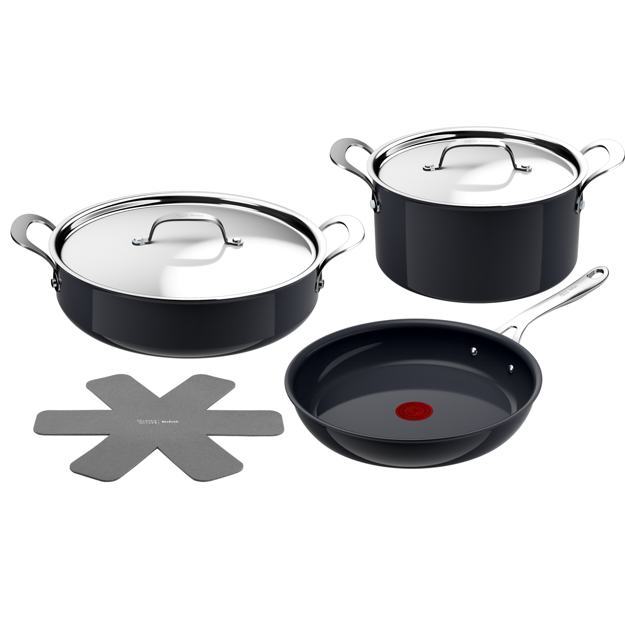 Jamie Oliver by Tefal Enjoy 5-teiliges Keramik-Set C471S5