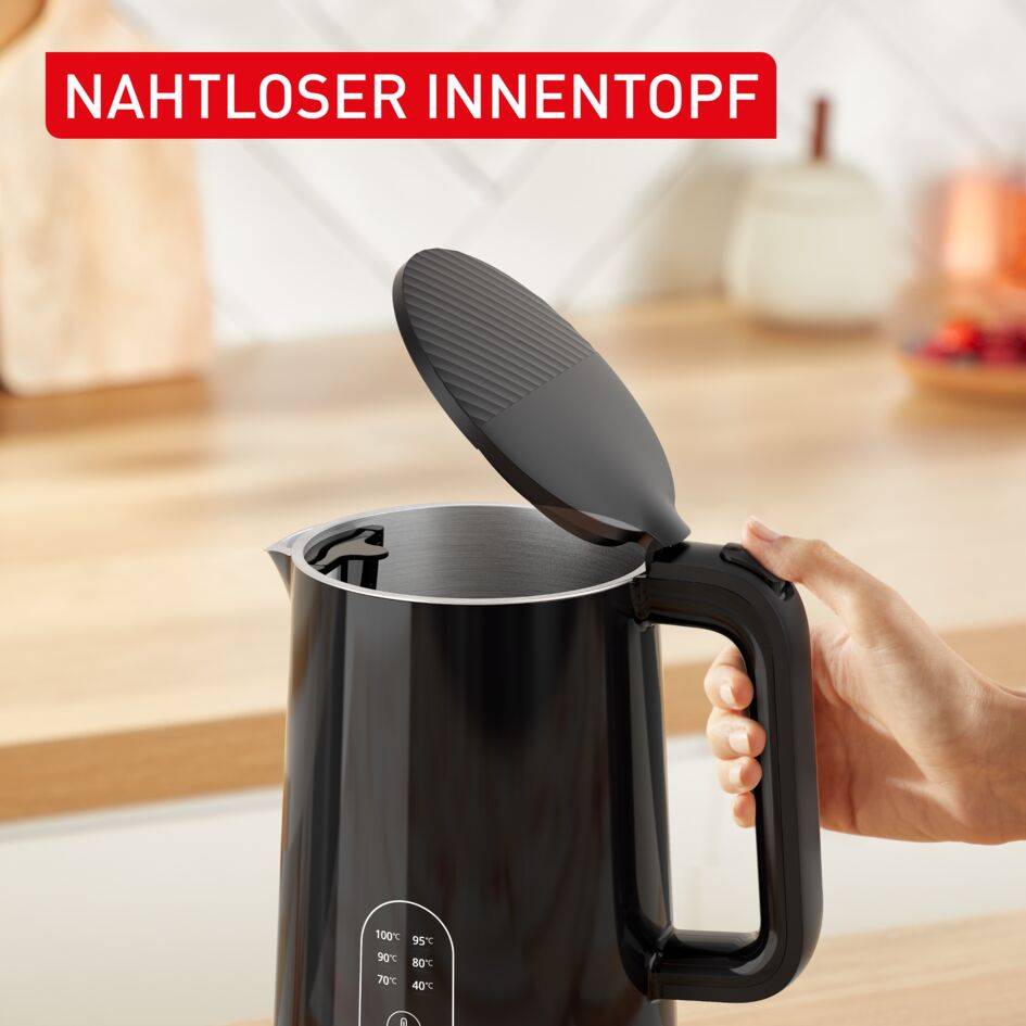 Thermo Protect Control, Electric Kettle, Stainless Steel, 1.5 L