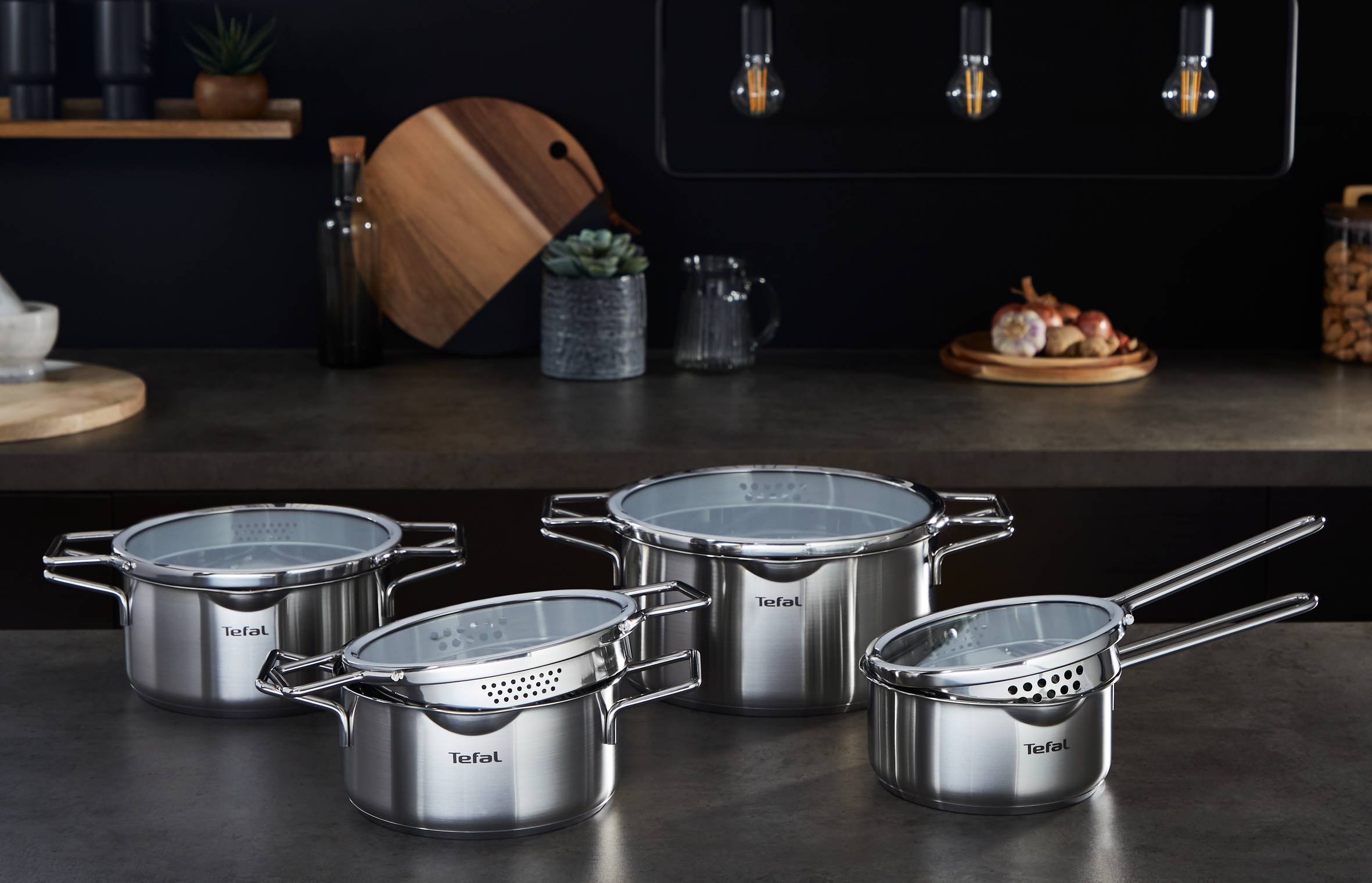 Tefal Nordica Edelstahltopf-Set