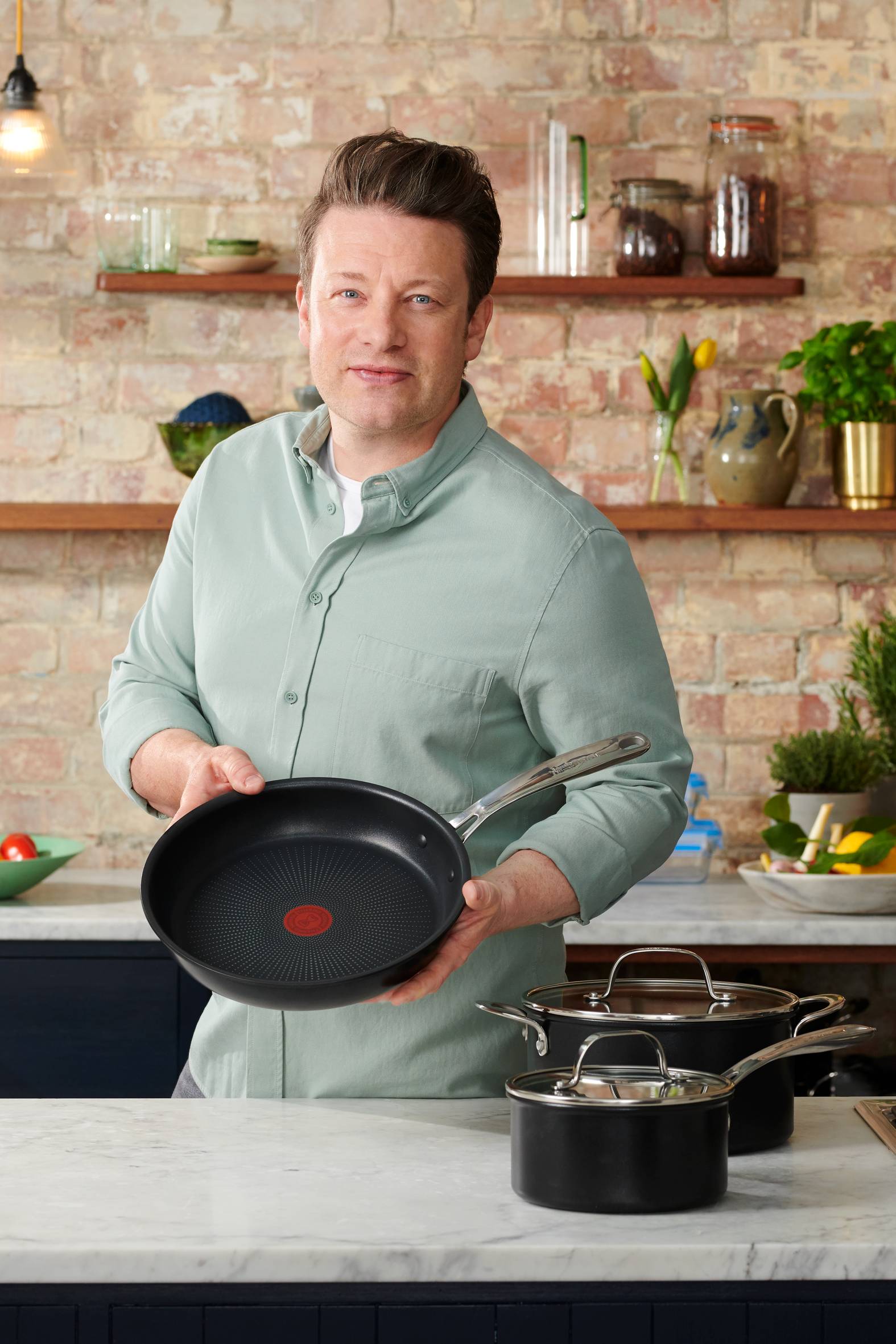 Jamie Oliver by Tefal Home Cook Alu-Servierpfanne 30cm, E01475