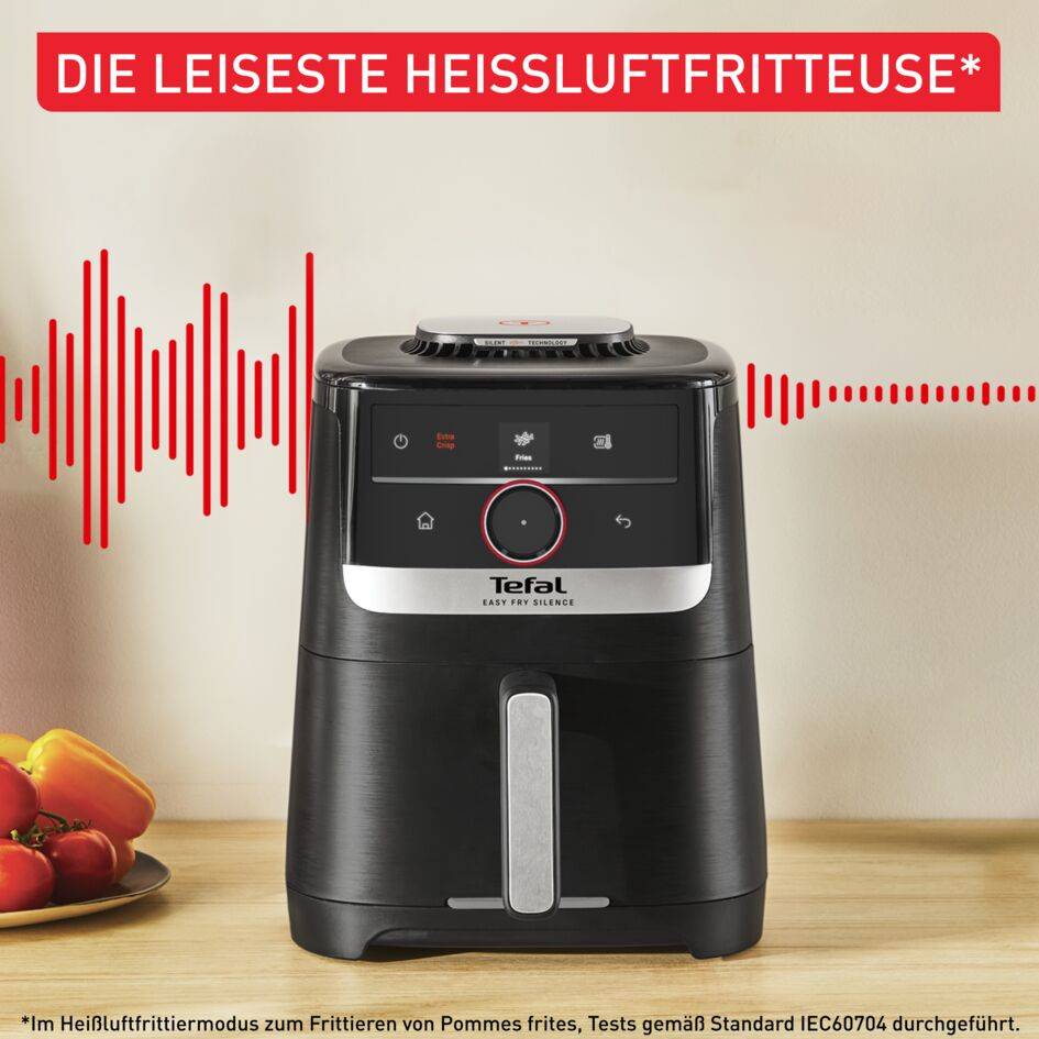Easy Fry Smart & Silence, Heißluftfritteuse 5L, EY5728