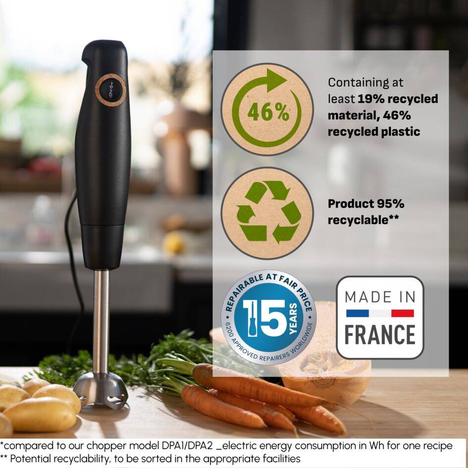 Eco Respect Stabmixer Schwarz HB46E8