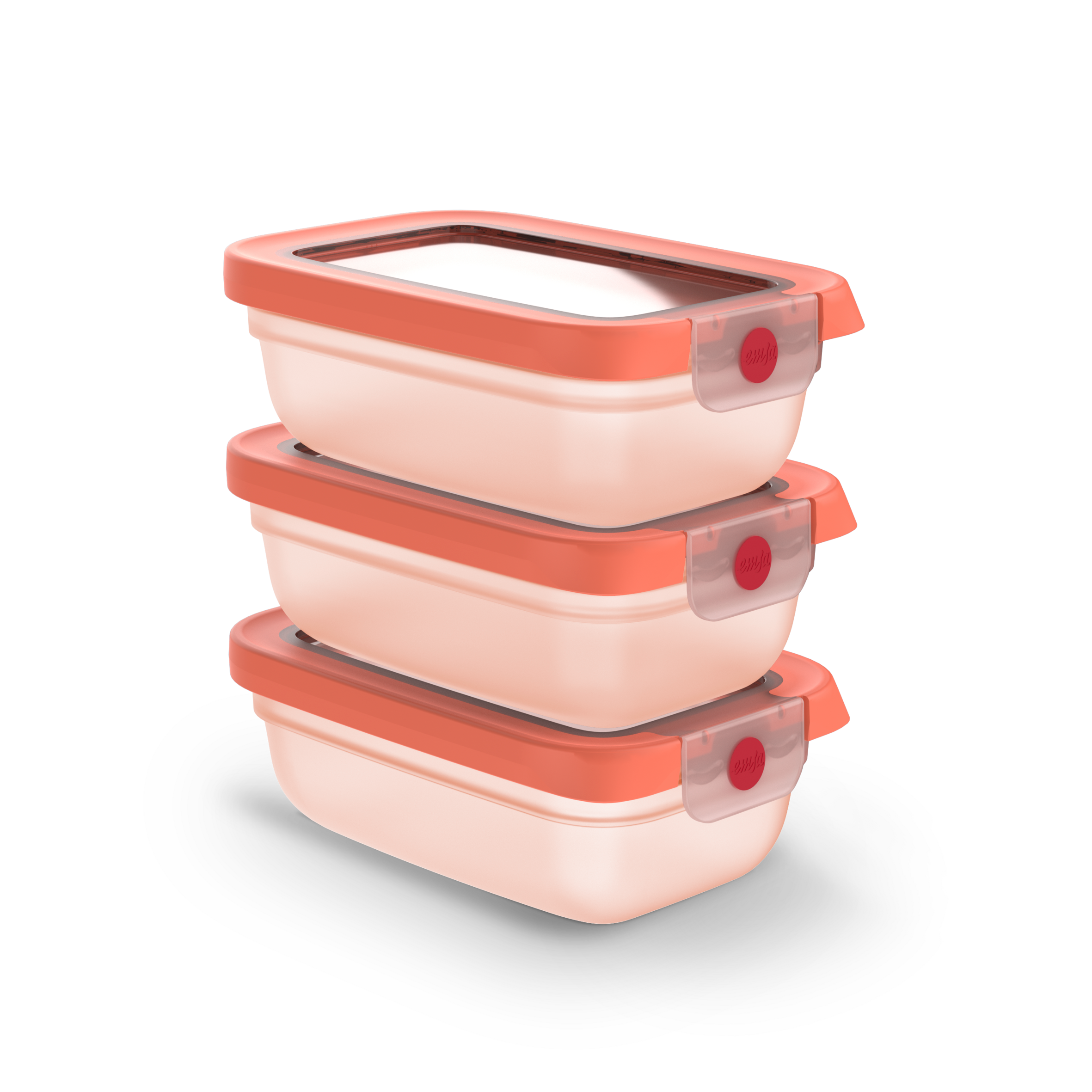 oneClick Frischhaltedosen 3-teiliges Set (3x 0,5 L) N12316