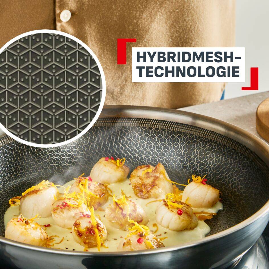 Master Mesh Keramik-Bratpfanne 20 cm, ultimatives Anbraten, einfaches Lösen, induktionsgeeignet, 2-3 Portionen