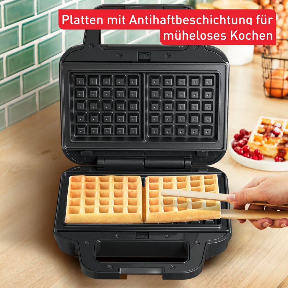UltraCompact 3in1 Sandwichmaker, Waffeleisen & Panini-Toaster SW383D