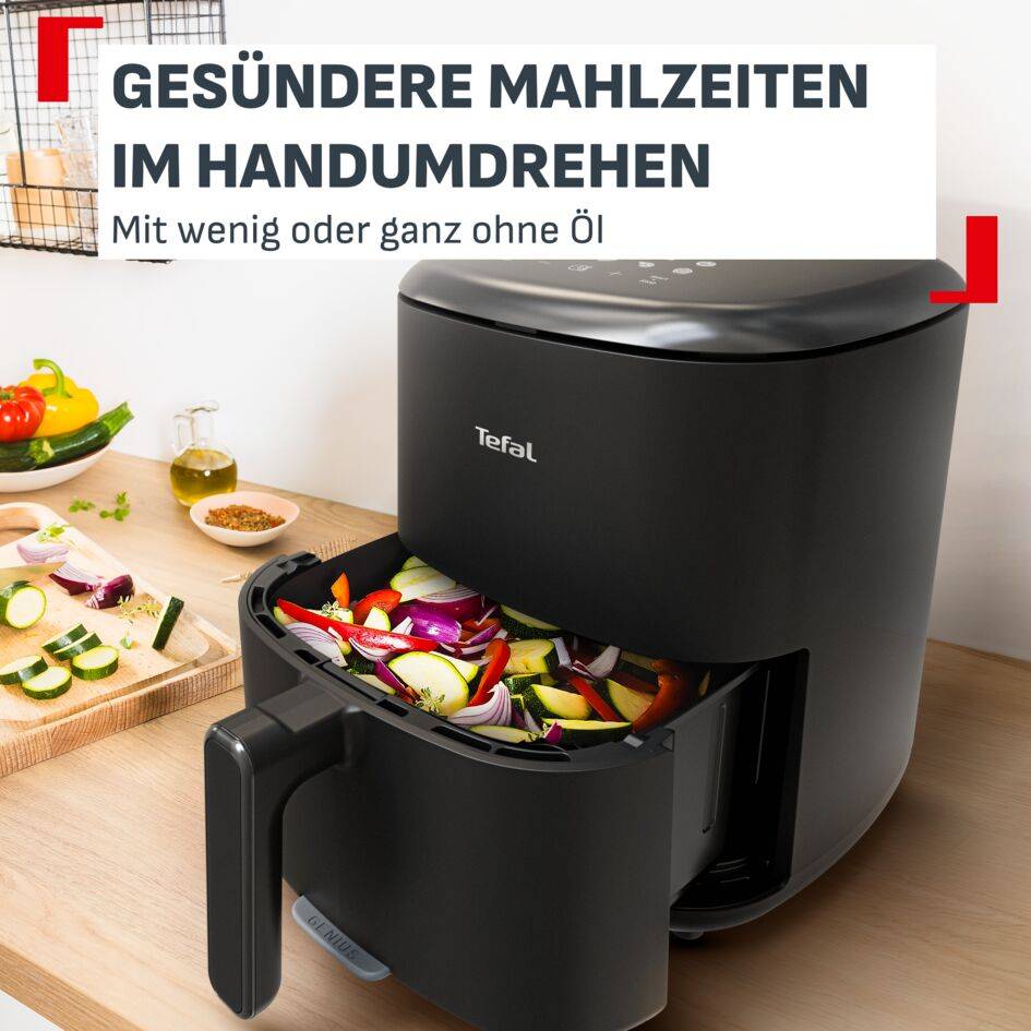 Easy Fry Max, Heißluftfritteuse, 5 L Fassungsvermögen, abnehmbare Frontblende