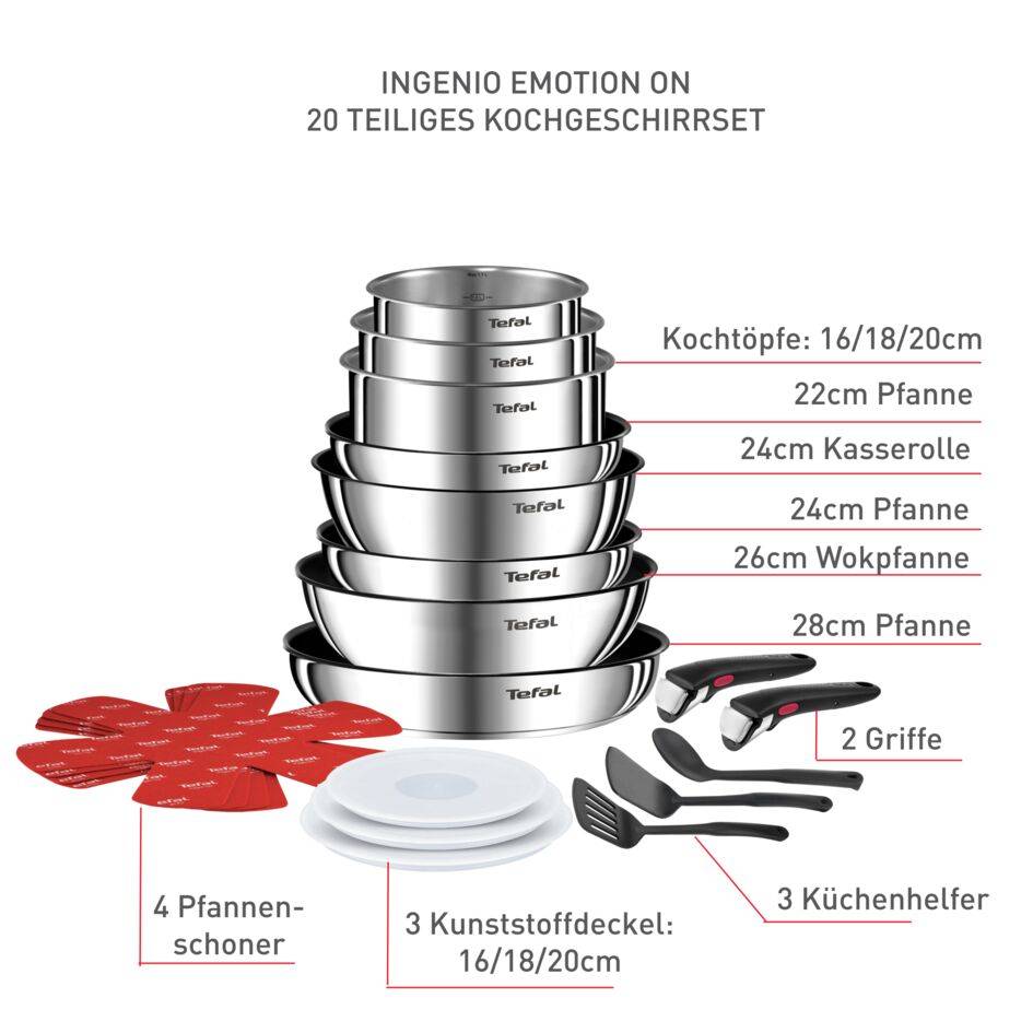 Ingenio Emotion 20-teiliges Set, L897SK