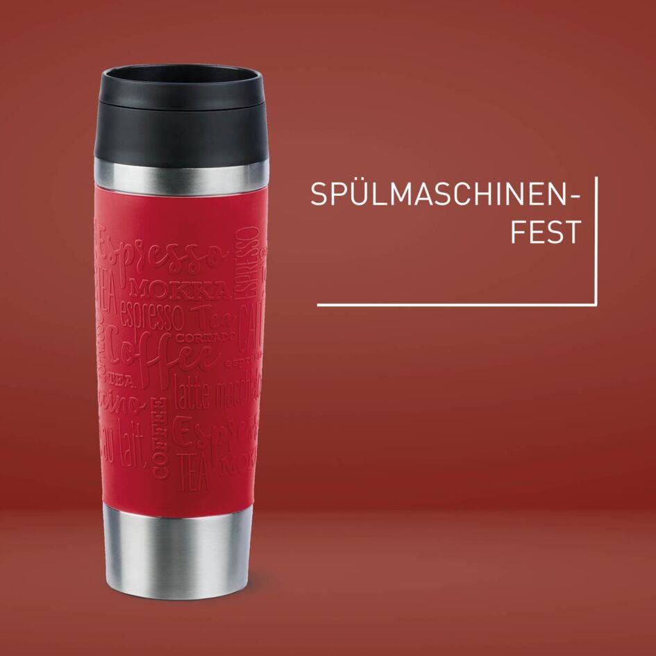 TRAVEL MUG CLASSIC ISOLIERBECHER 0,5L DUNKELROT N20222