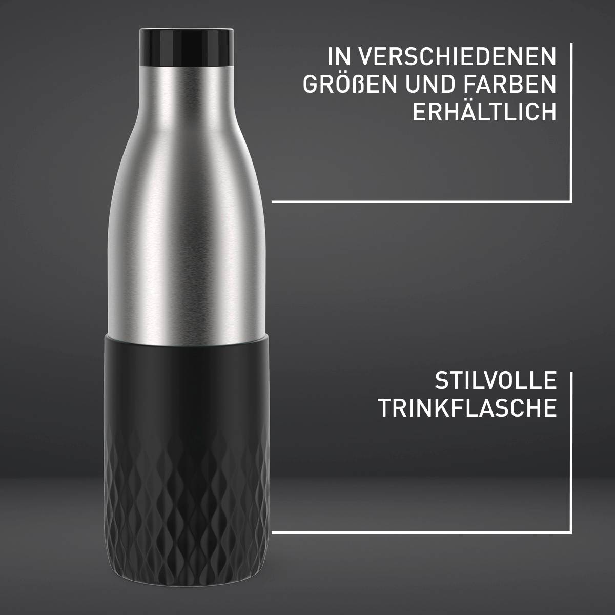 BLUDROP SLEEVE 0,7 L schwarz, N31111