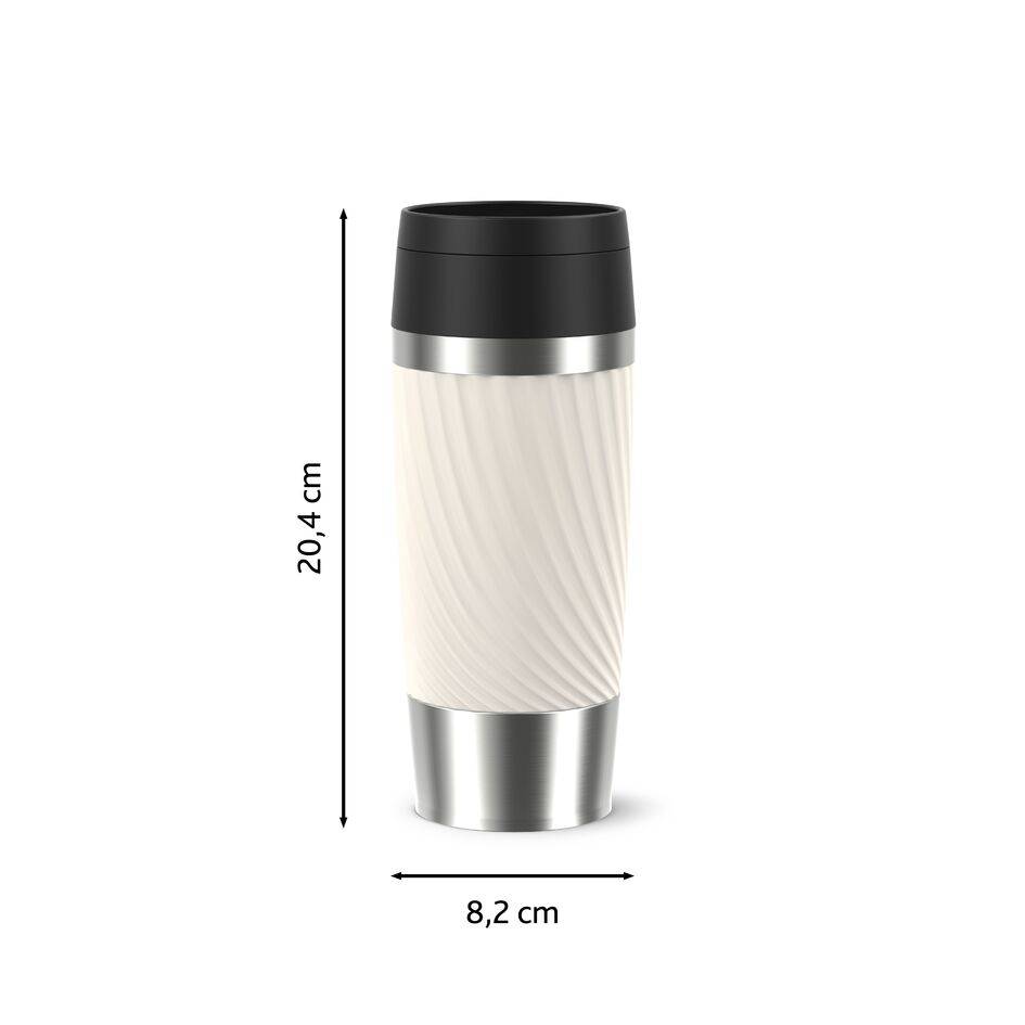 TRAVEL MUG CLASSIC TWIST ISOLIERBECHER 0,36L CREMEWEIß N20254