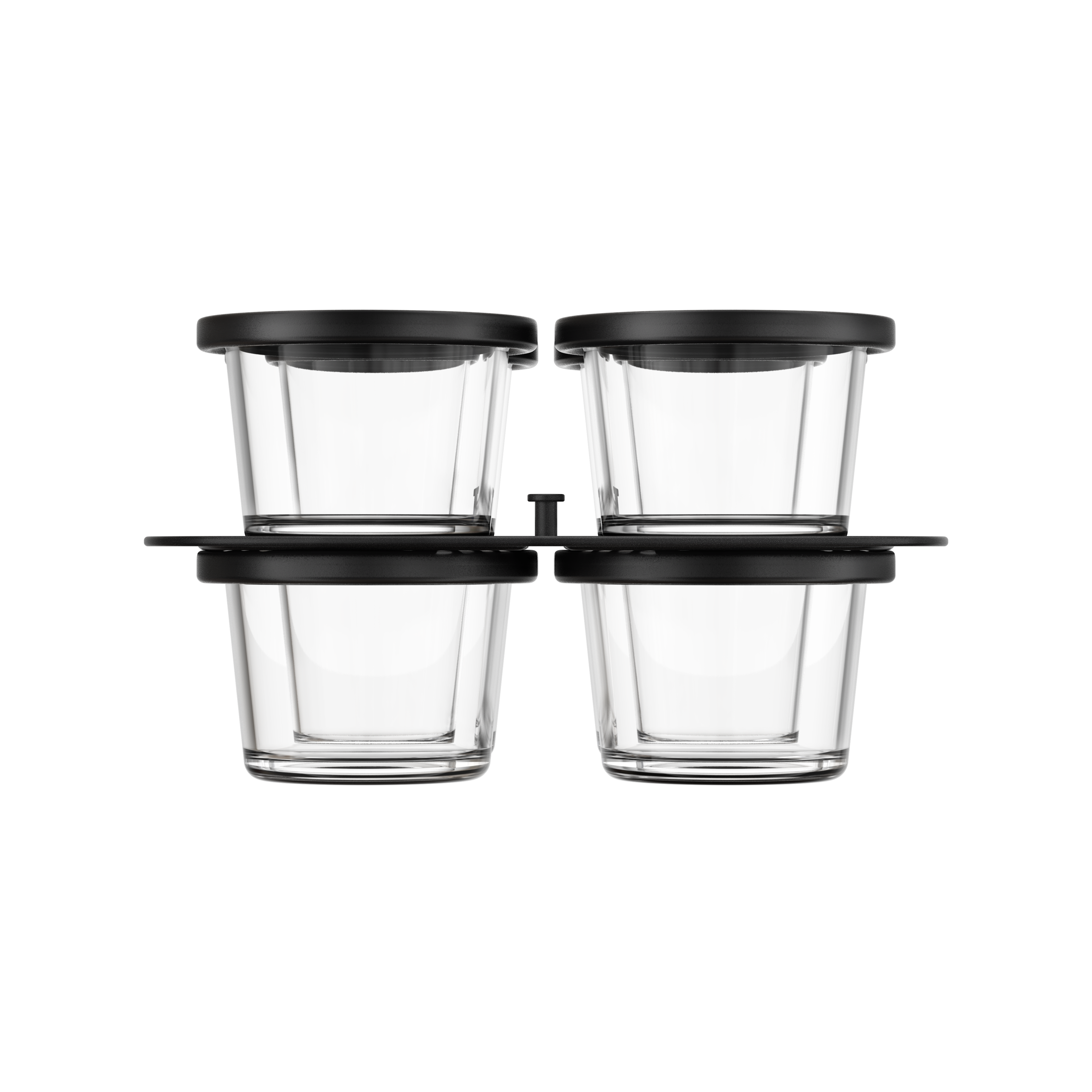 Glasbehälter, 8-teiliges Set, kompatibel mit Easy Fry Silence 5L Heißluftfritteuse