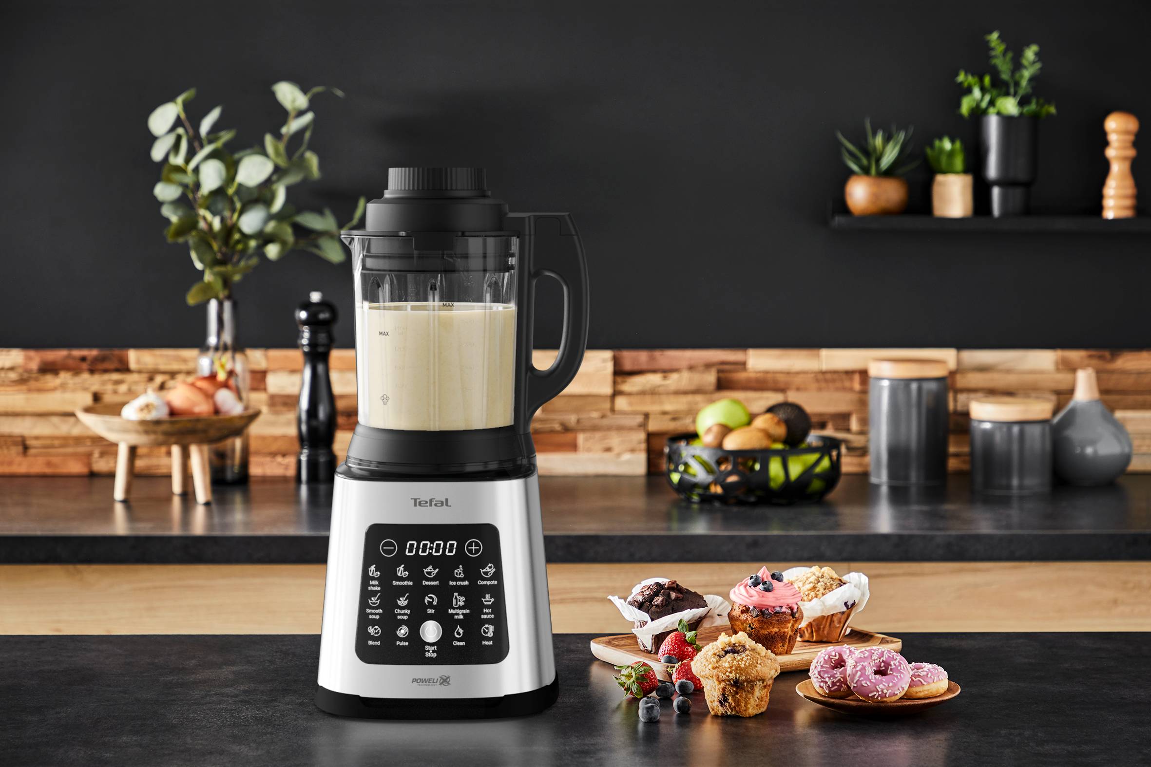 PerfectMix Cook Highspeed-Standmixer mit Kochfunktion BL83SD