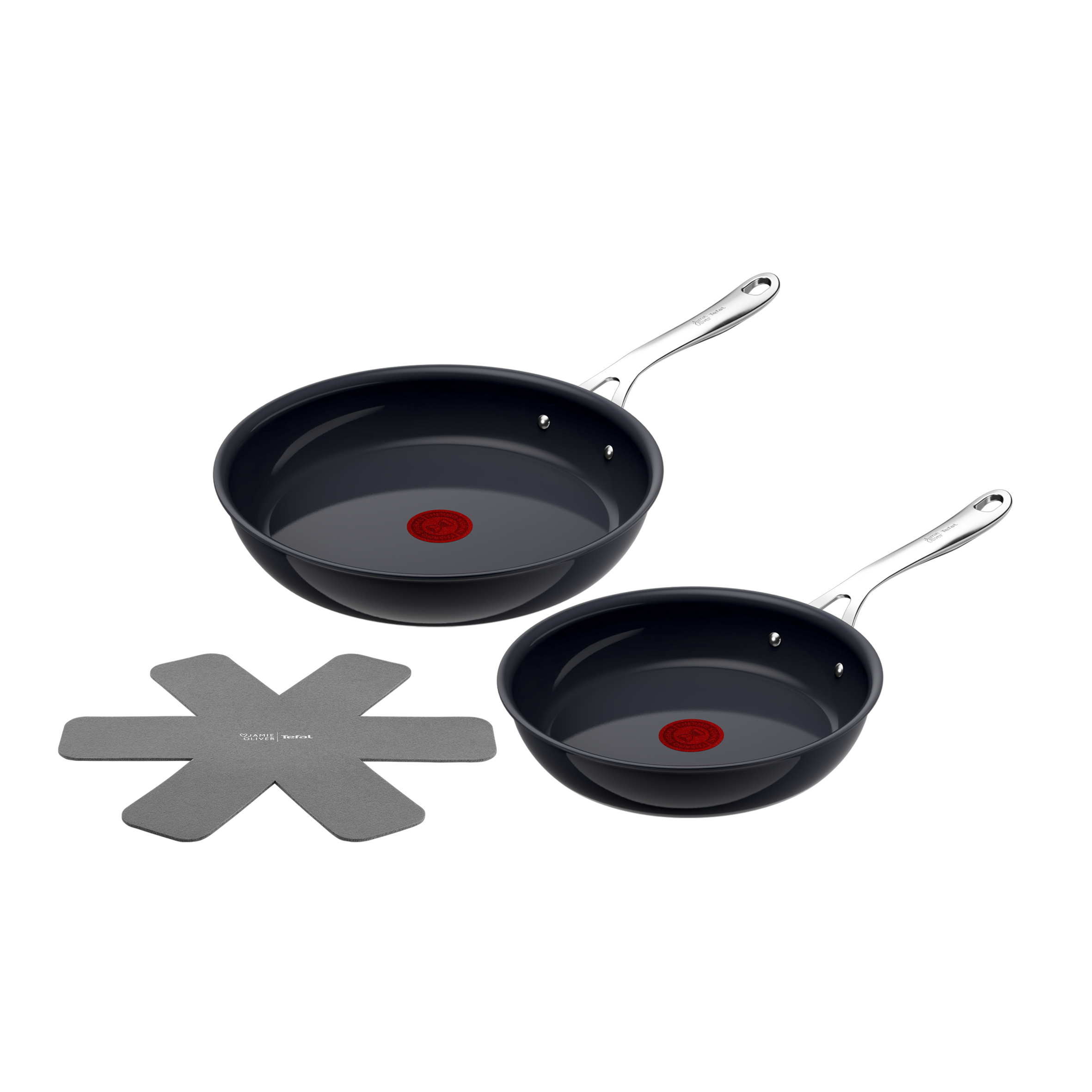 Jamie Oliver by Tefal Enjoy 2-teiliges Keramikpfannen-Set 24/28cm C471S2