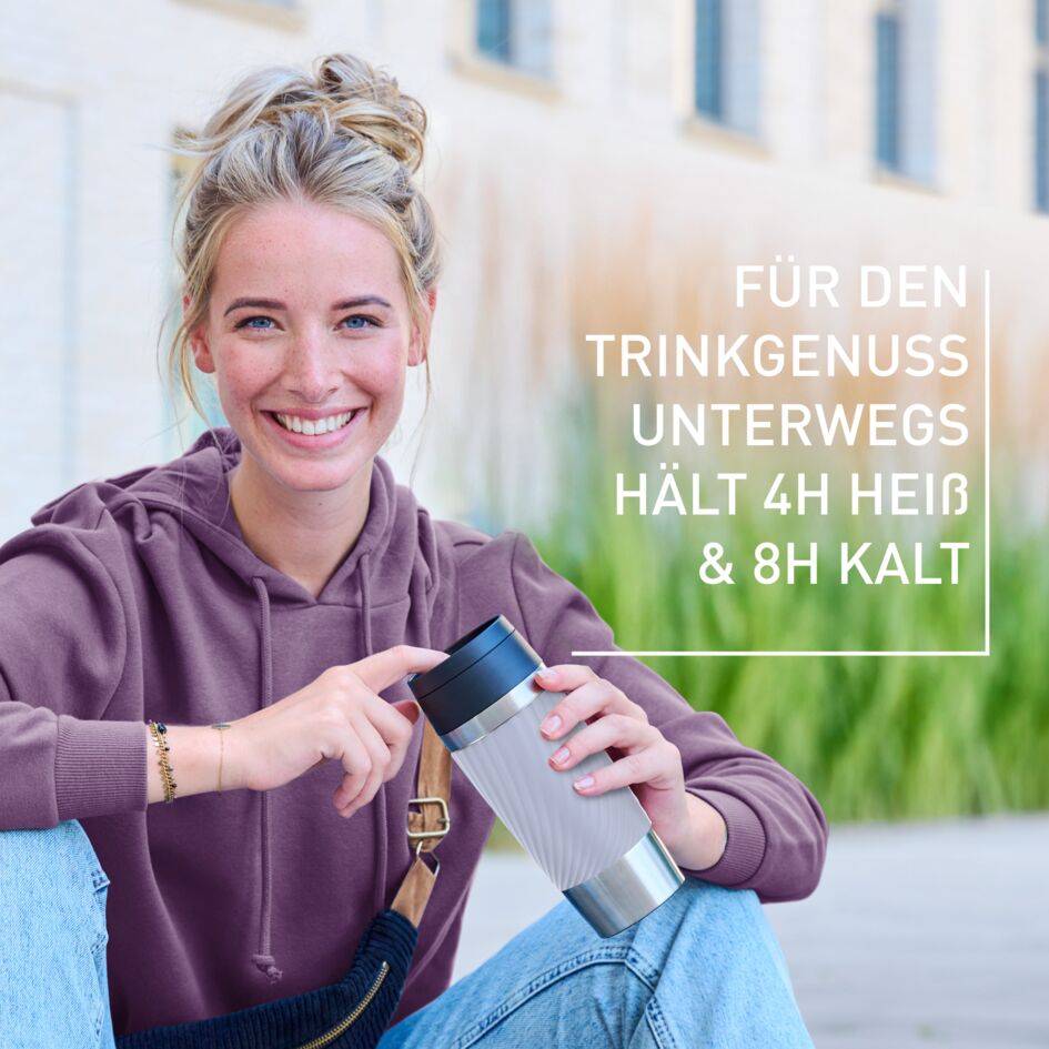 TRAVEL MUG CLASSIC TWIST ISOLIERBECHER 0,36L LAVENDEL N20256