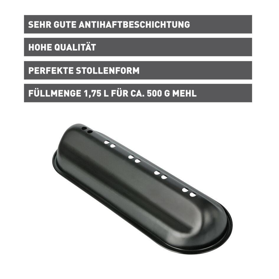 KAISER X-mas Stollenbackhaube, 39,5 x 14 x 8 cm