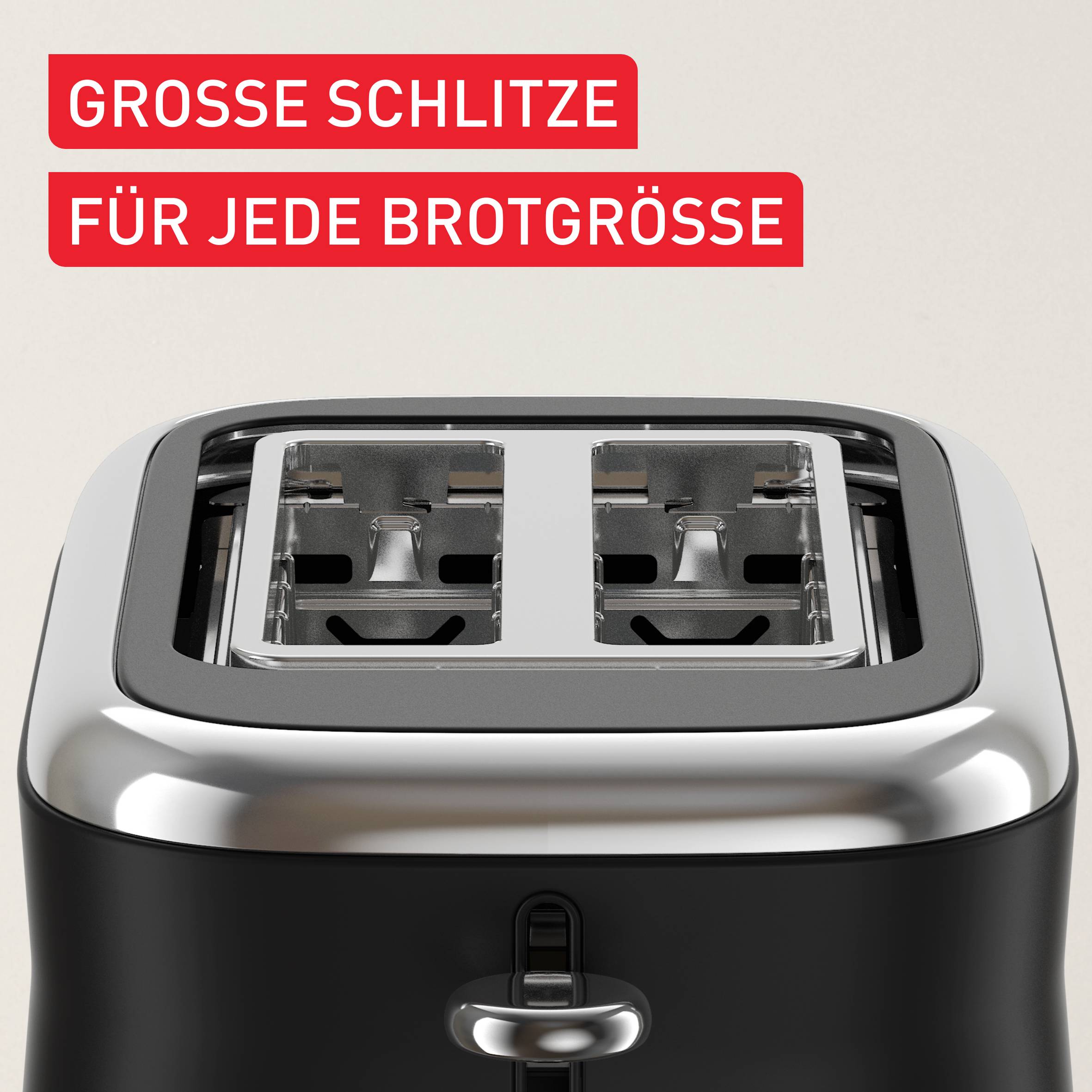 Collection, Doppelschlitztoaster, Retro-Edelstahl, 8 Bräunungsstufen