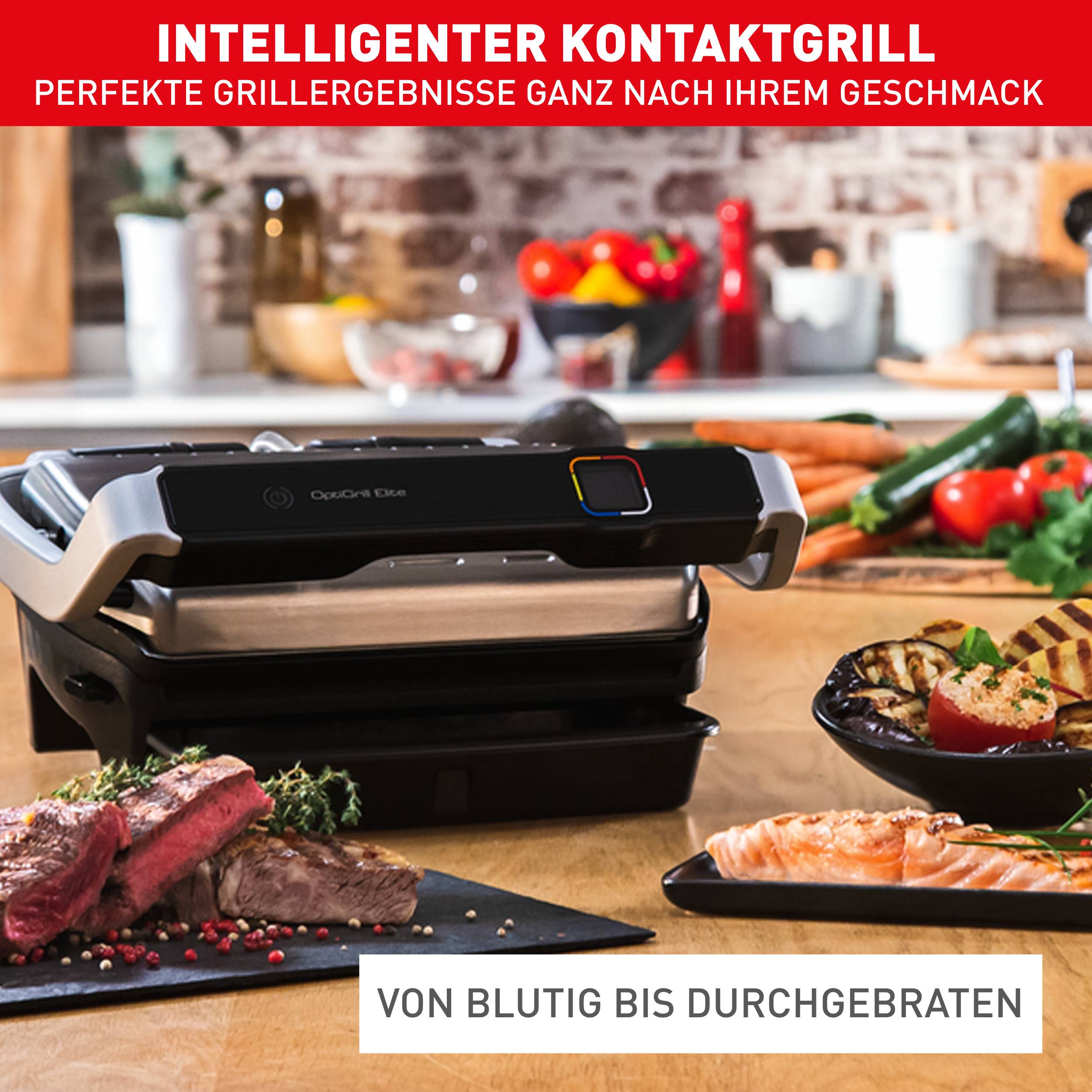 OptiGrill Elite Kontaktgrill GC750D