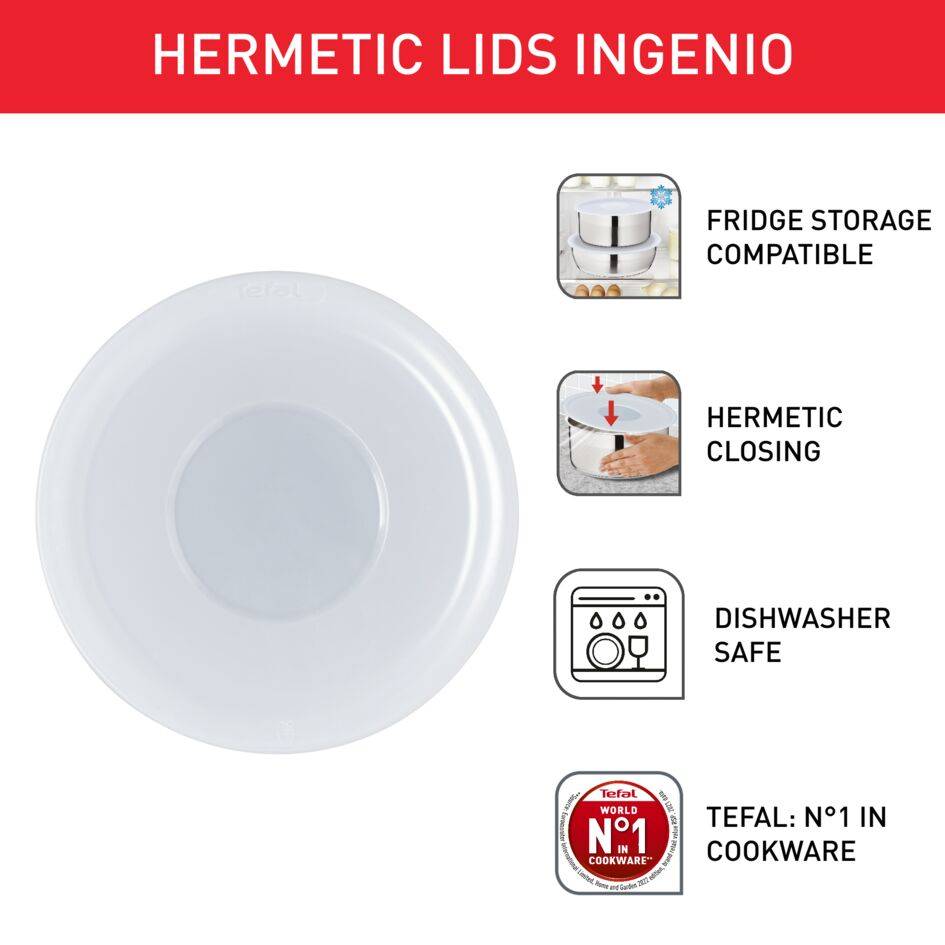 Ingenio Kunststoffdeckel 3-teiliges Set, L98490