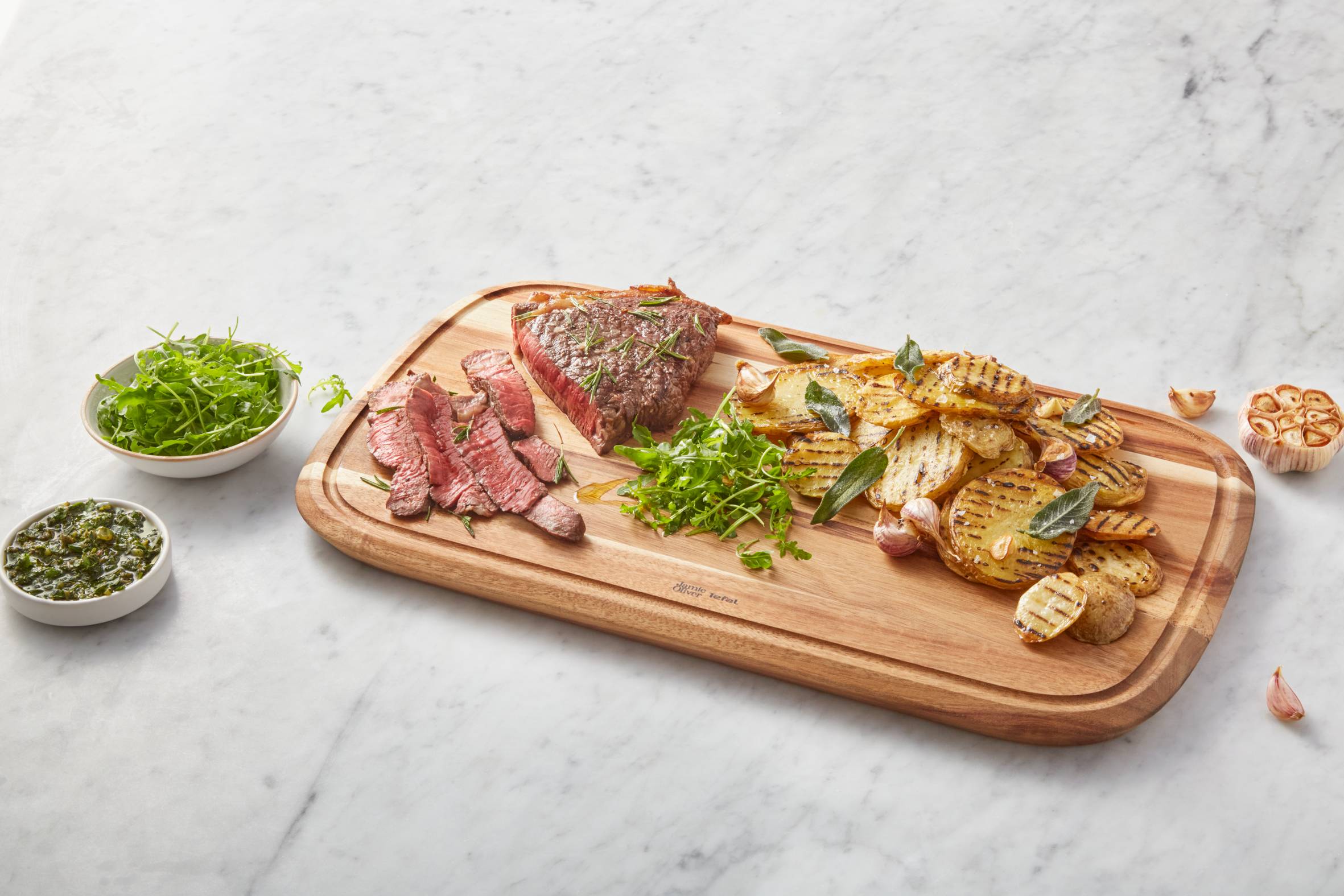 Jamie Oliver by Tefal Schneidebrett L aus Akazienholz K26810 