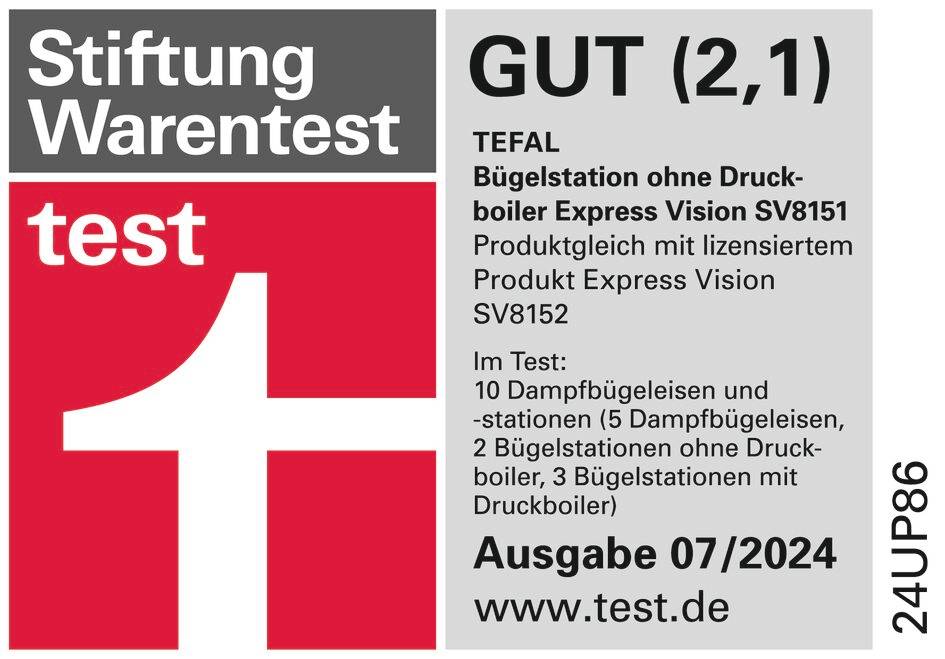 Express Vision Dampfbügelstation SV8151