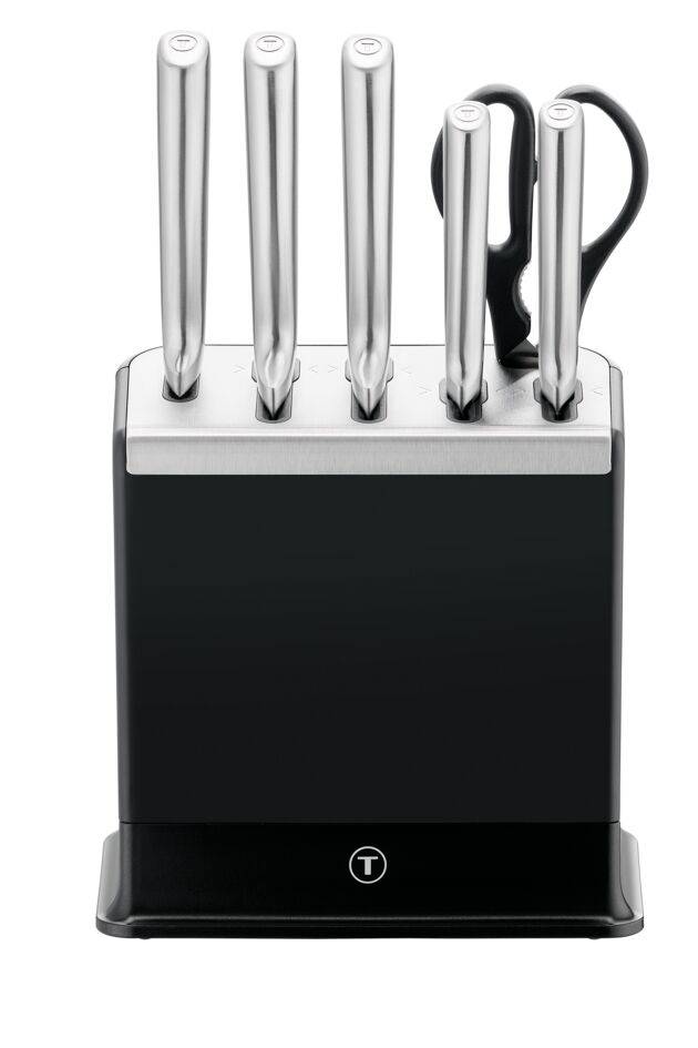 EverSharp Pro 6-teiliges Messer-Set mit selbstschärfendem Messerblock K2977S