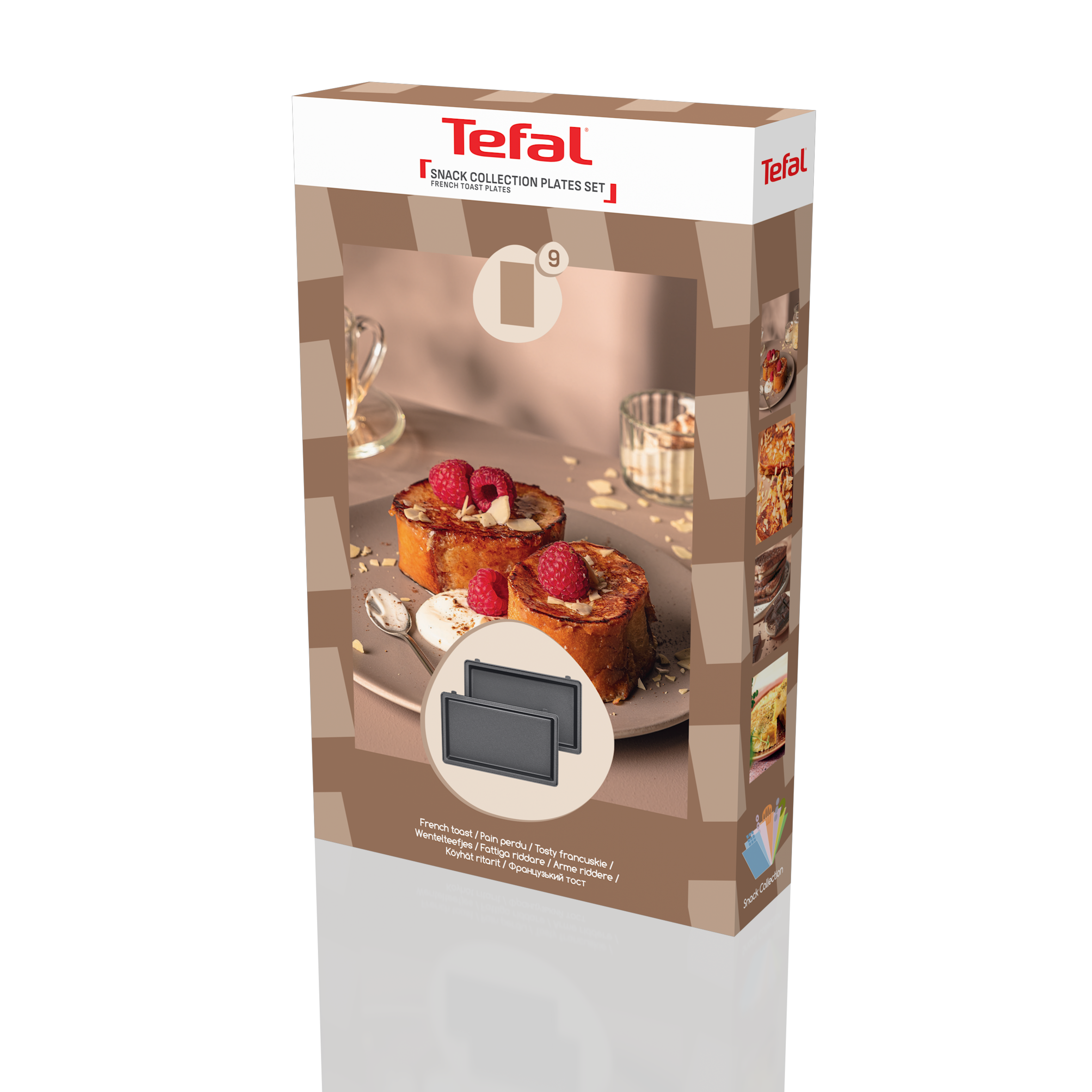 2 French-Toast-Platten Snack Collection XA8109F0