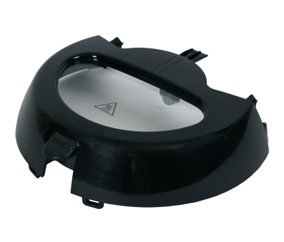 Schwarzer Deckel mit Feder SS-1530000676