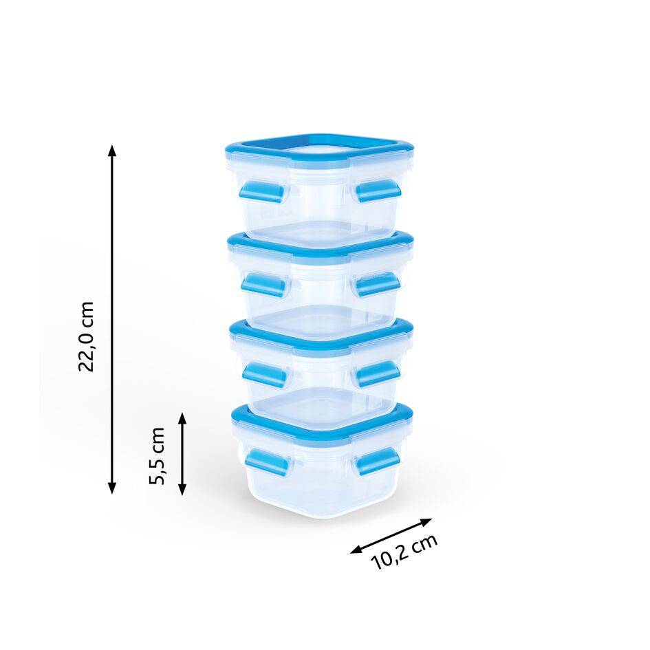 CLIP & CLOSE FRISCHHALTEDOSEN 4-teiliges SET 0,2L N10337 