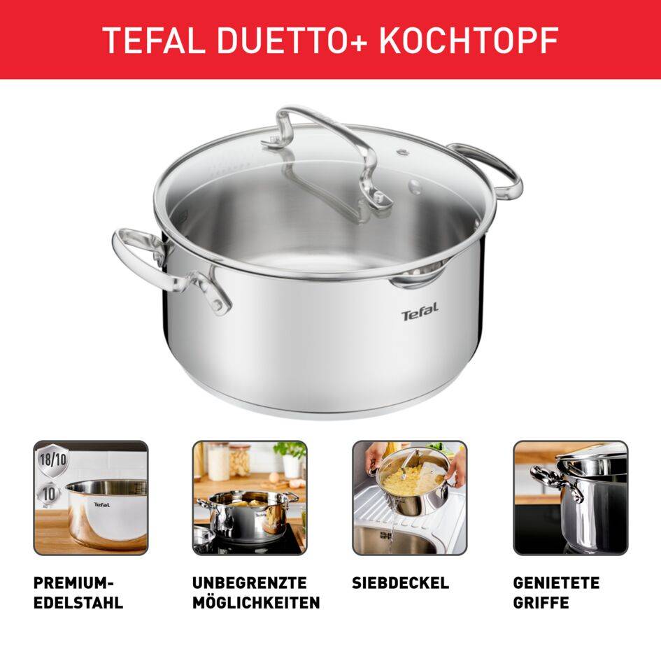 Duetto+ Kochtopf 24cm mit Deckel, G71946