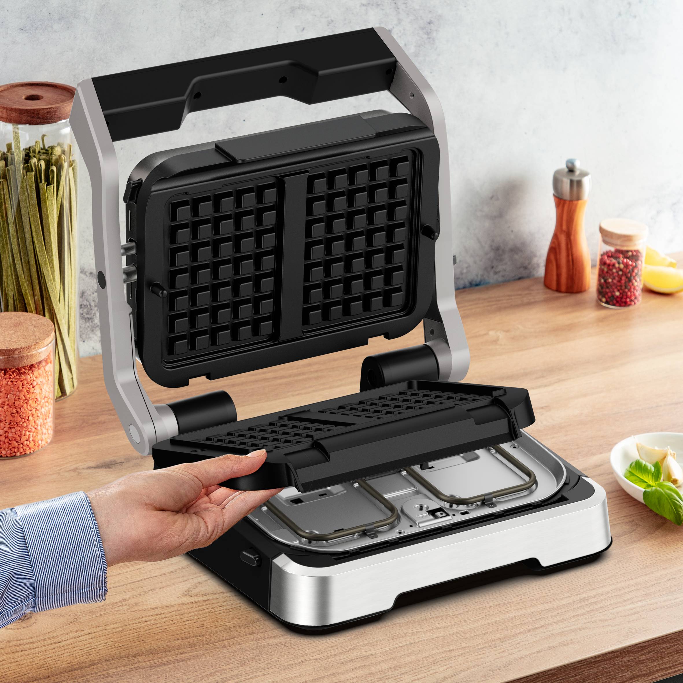 Waffelplatten für OptiGrill 4in1 & 2in1