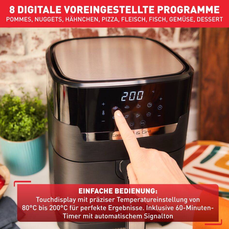 Easy Fry & Grill Precision Heißluftfritteuse EY5058