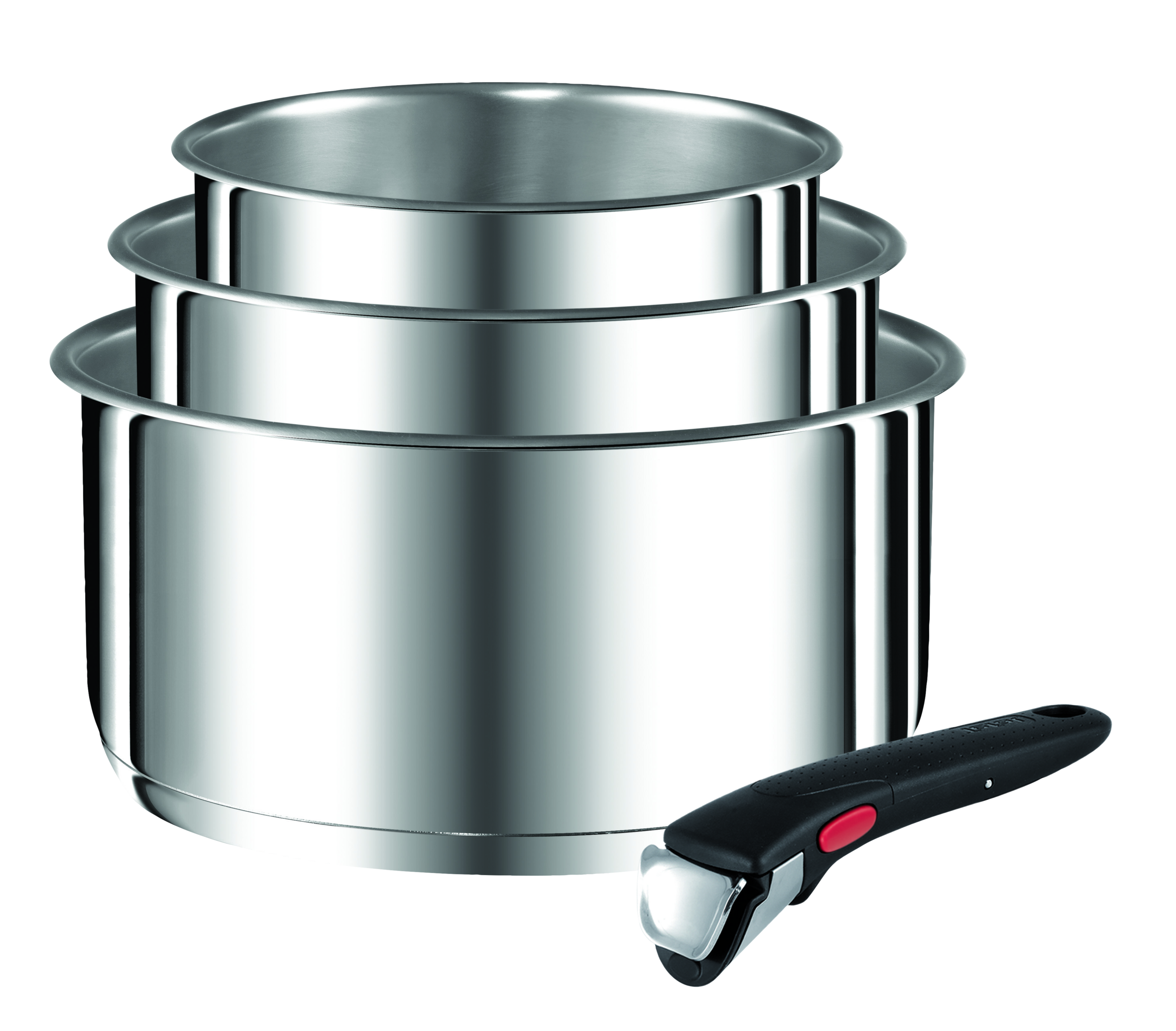 Ingenio Preference Kasserollen-Set 16/18/20 cm + Griff L94195