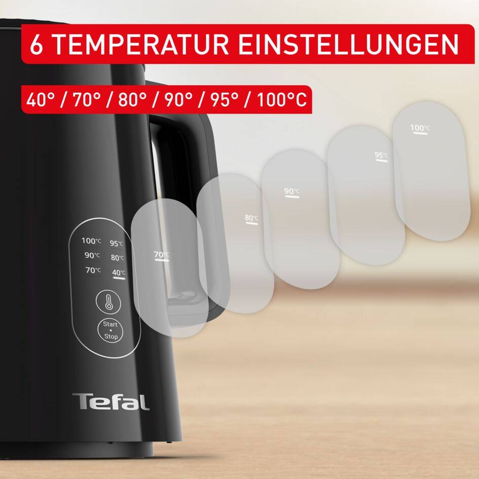 Thermo Protect Control, Electric Kettle, Stainless Steel, 1.5 L