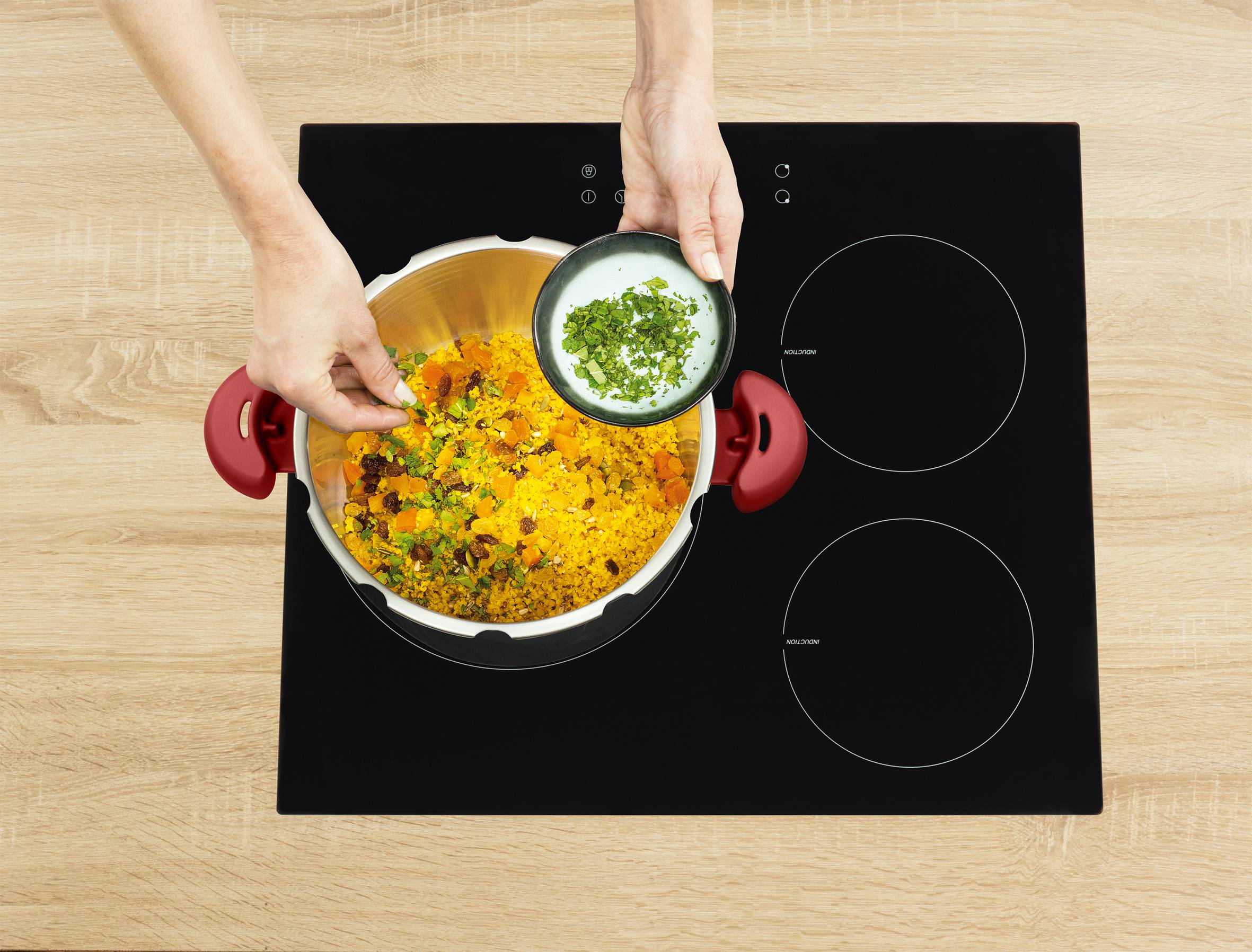 Clipso Minut' Perfect Schnellkochtopf 6L mit Garkorb und Timer, P46207