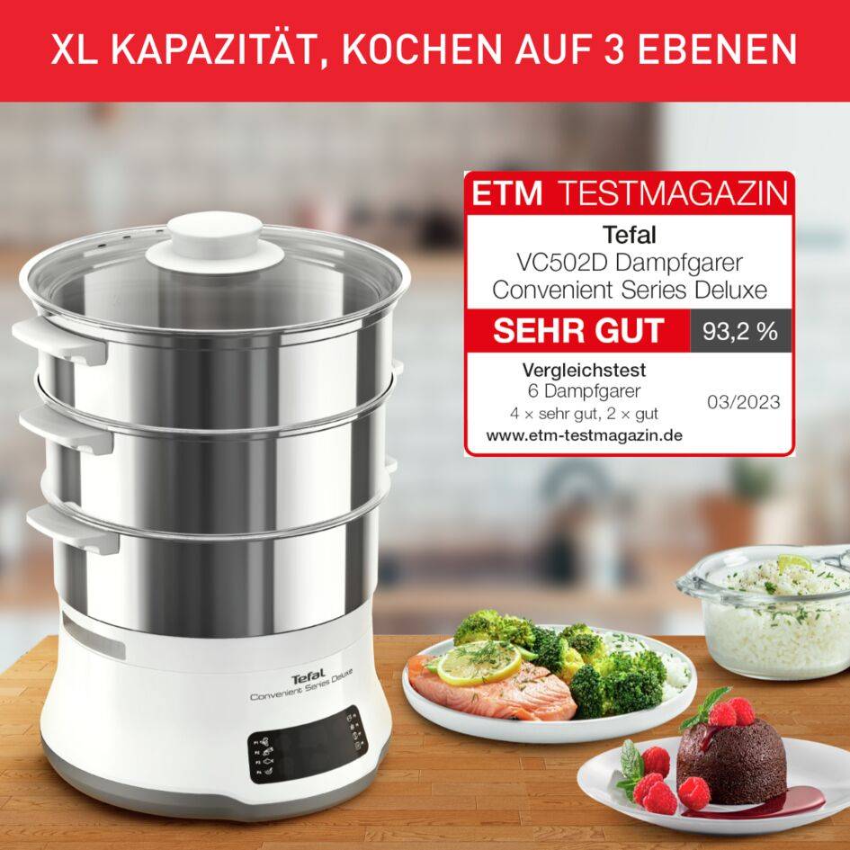Convenient Series Deluxe Dampfgarer VC502D