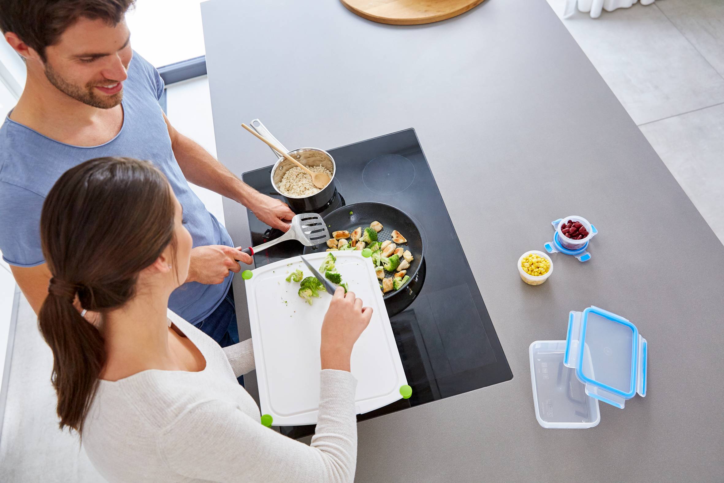 CLIP & CLOSE FRISCHHALTEDOSEN 5-teiliges SET 0,8L N10307