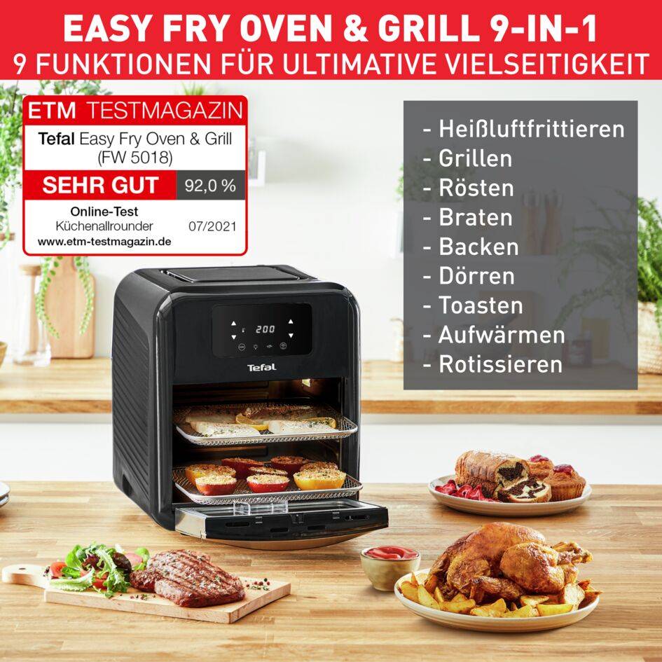 Easy Fry Oven & Grill Heißluftfritteuse FW5018
